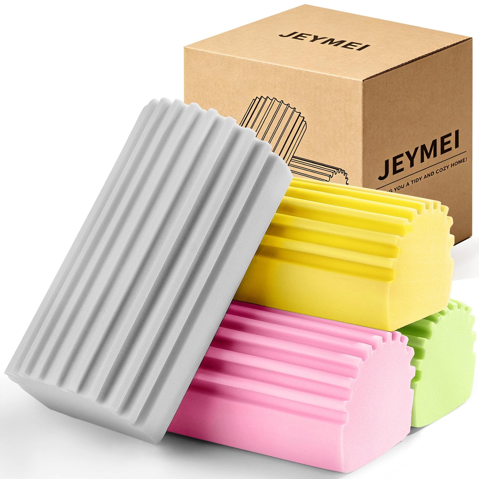 Damp Clean Duster Sponge (4 Count)