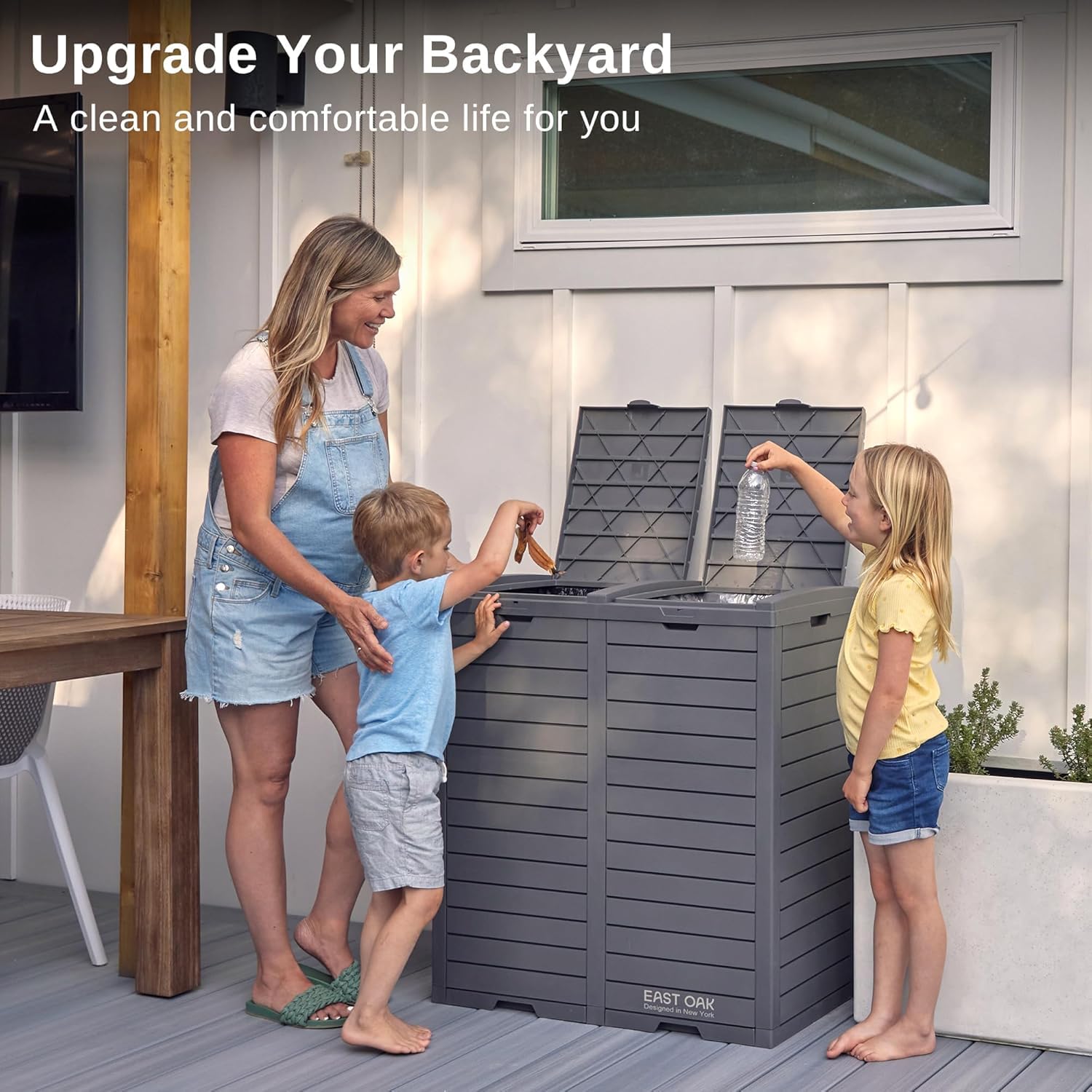 76 Gallon Outdoor Trash Can