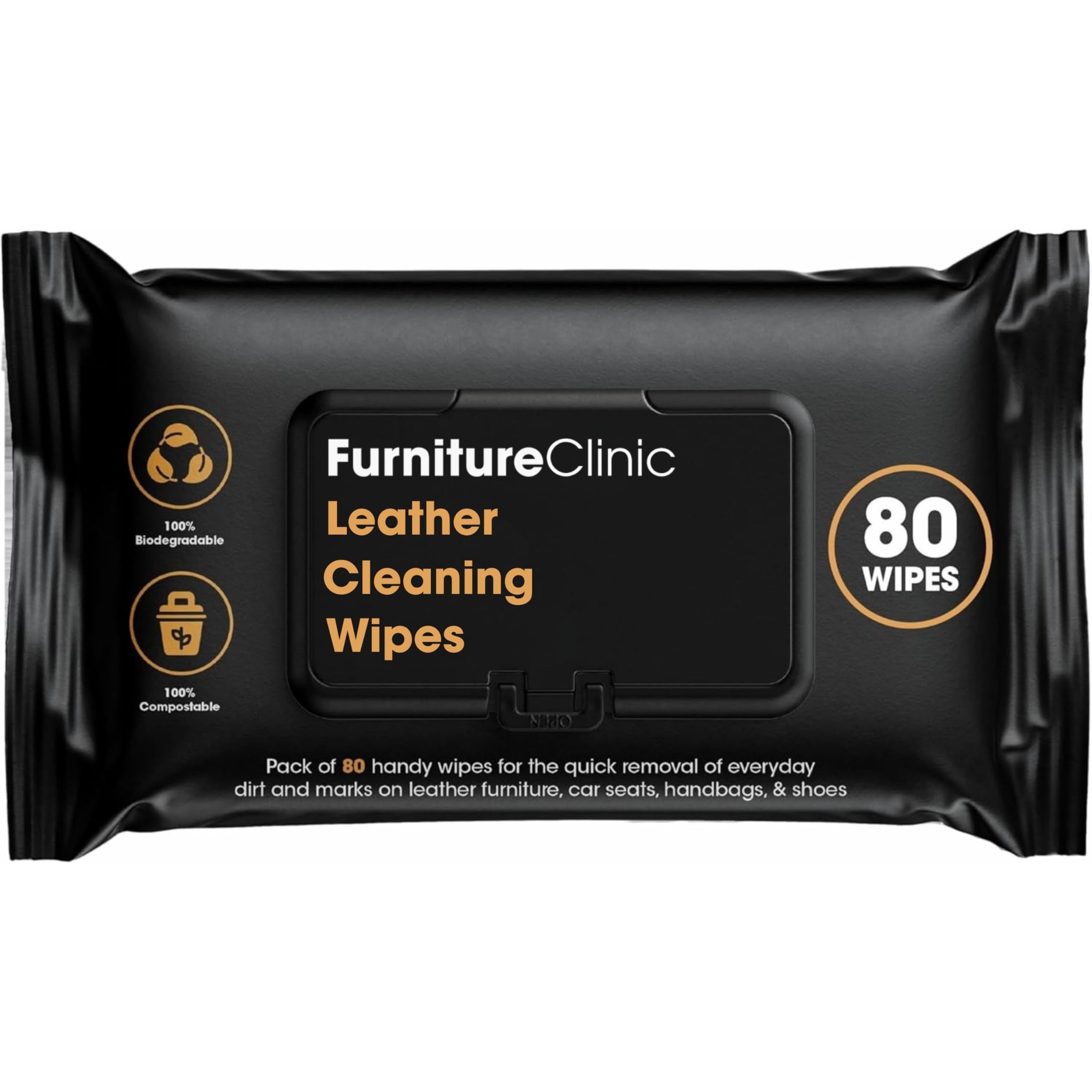 Leather Cleaning Wipes (80 Count)