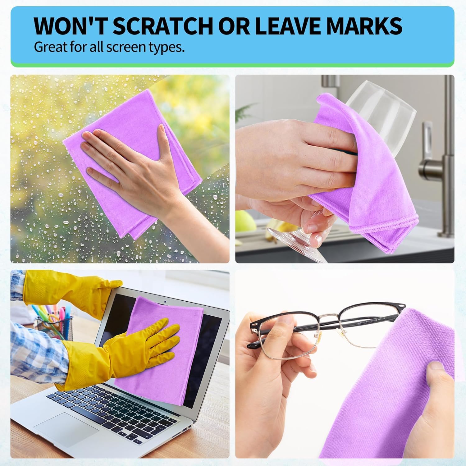 Microfiber Cleaning Cloth (6 Count)