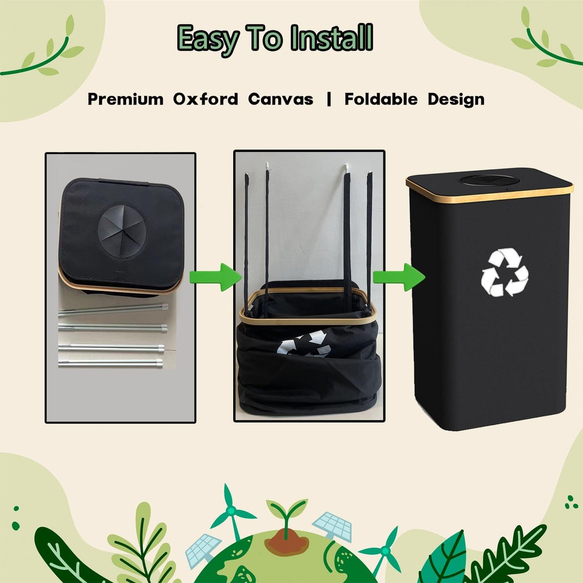 Recycling Bin for Kitchen Indoor Home