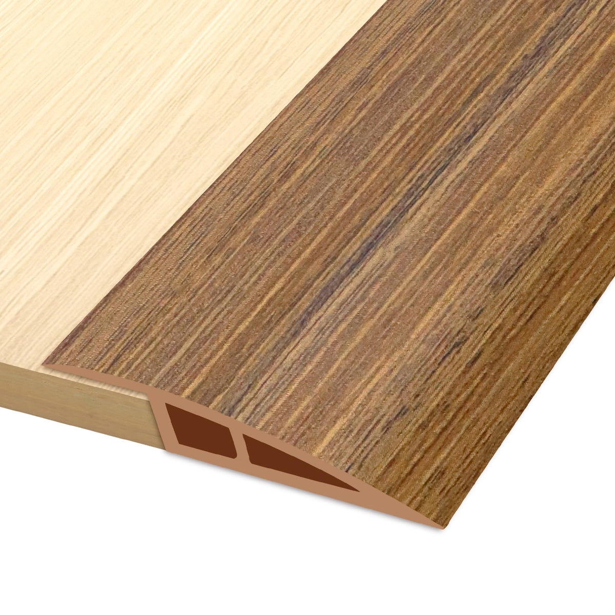 Vinyl Door Threshold Flooring Transition Strip Self Adhesive Carpet Edging Strip for Laminate Doorway Edge Threshold from 2 (10 Foot)