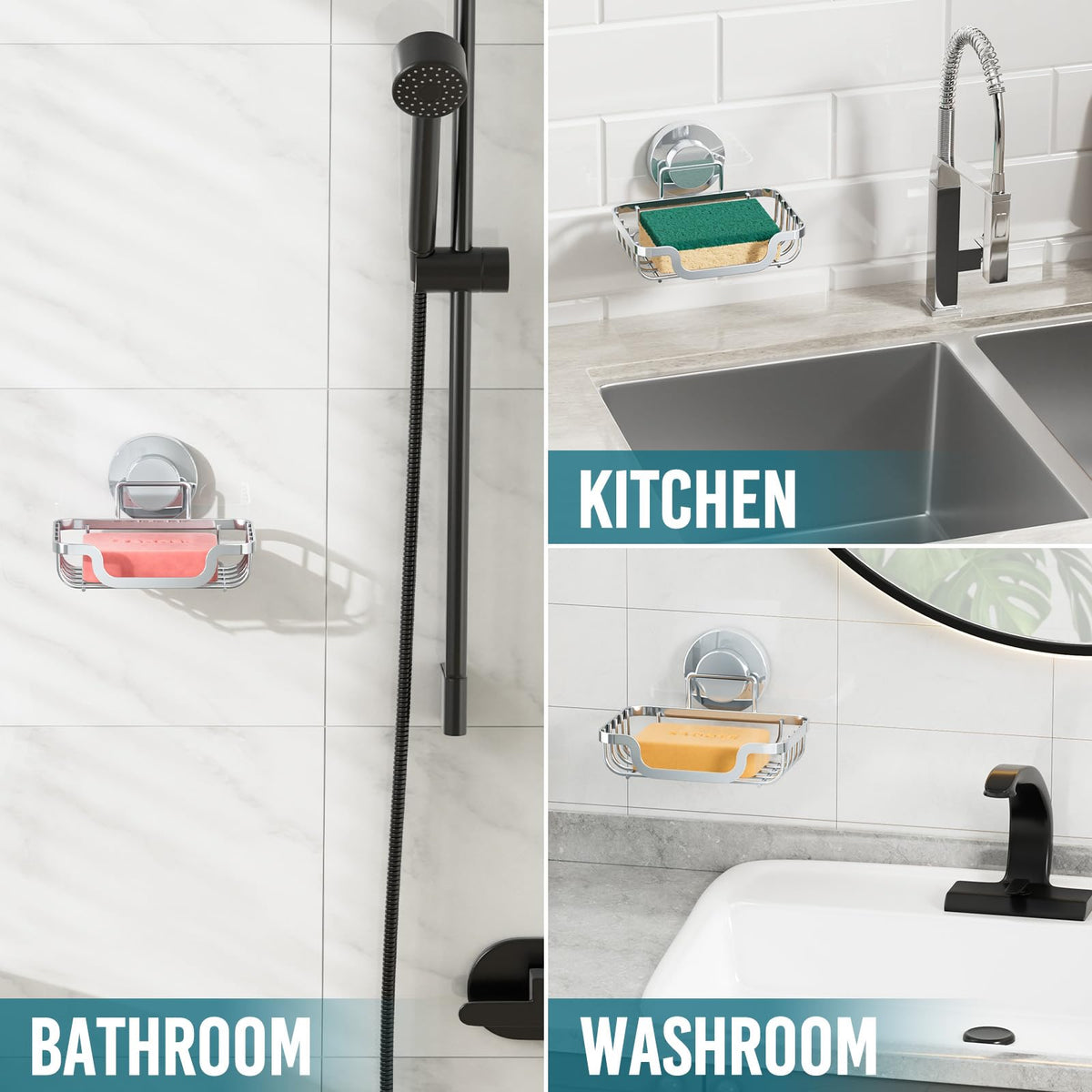 Soap Dish Bar Soap Holder Suction Cup