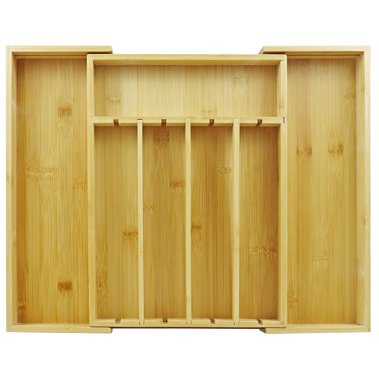 Bamboo Adjustable Drawer Organizer