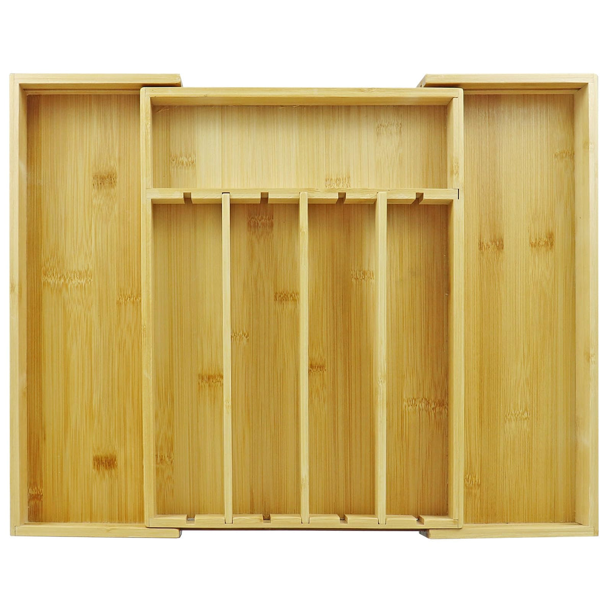 Bamboo Adjustable Drawer Organizer