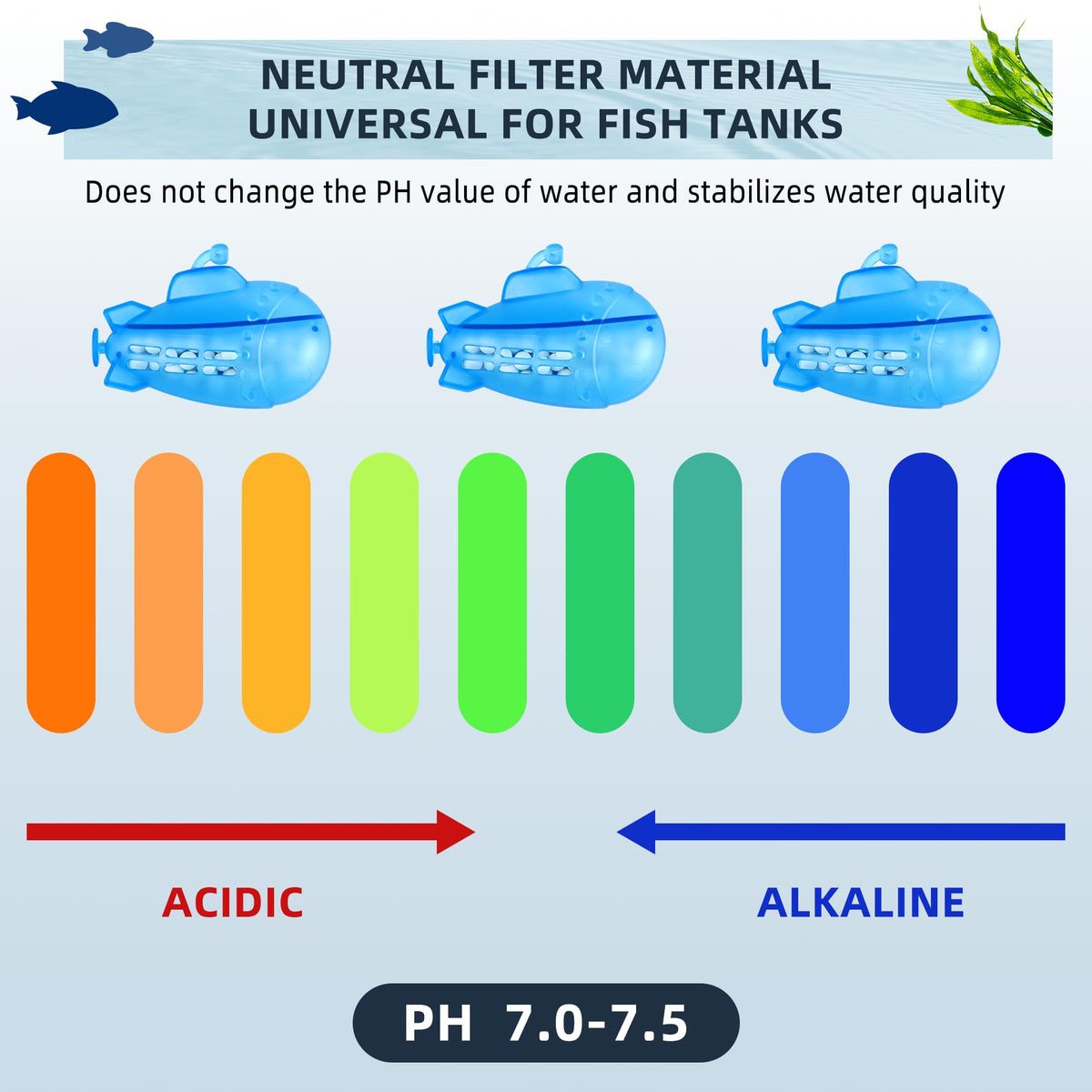 Humidifier Cleaner Float Submarine Universal for Fish Tank (9 Count)