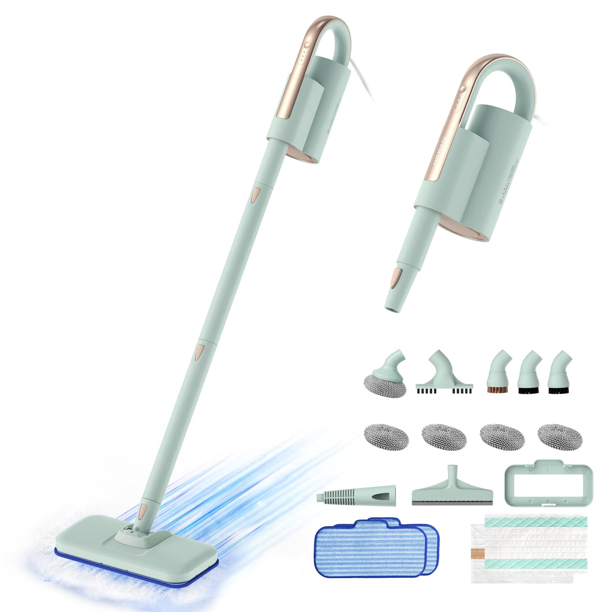 Steam Mop & Detachable Handheld Cleaner
