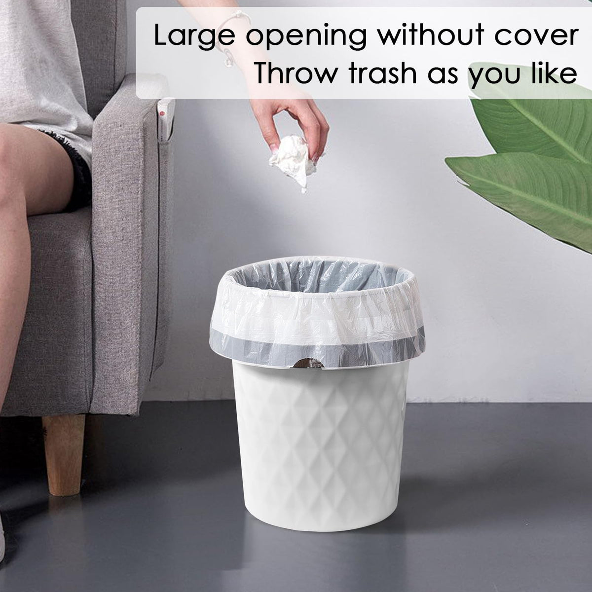 Bathroom Trash Can (3 Count)
