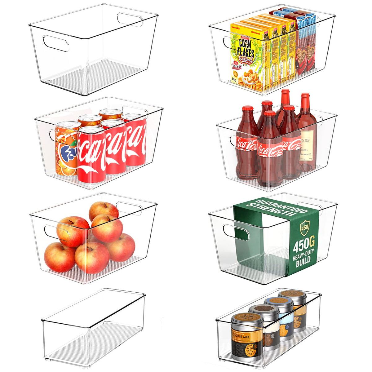 Set of 8 Pantry Organizers and Storage
