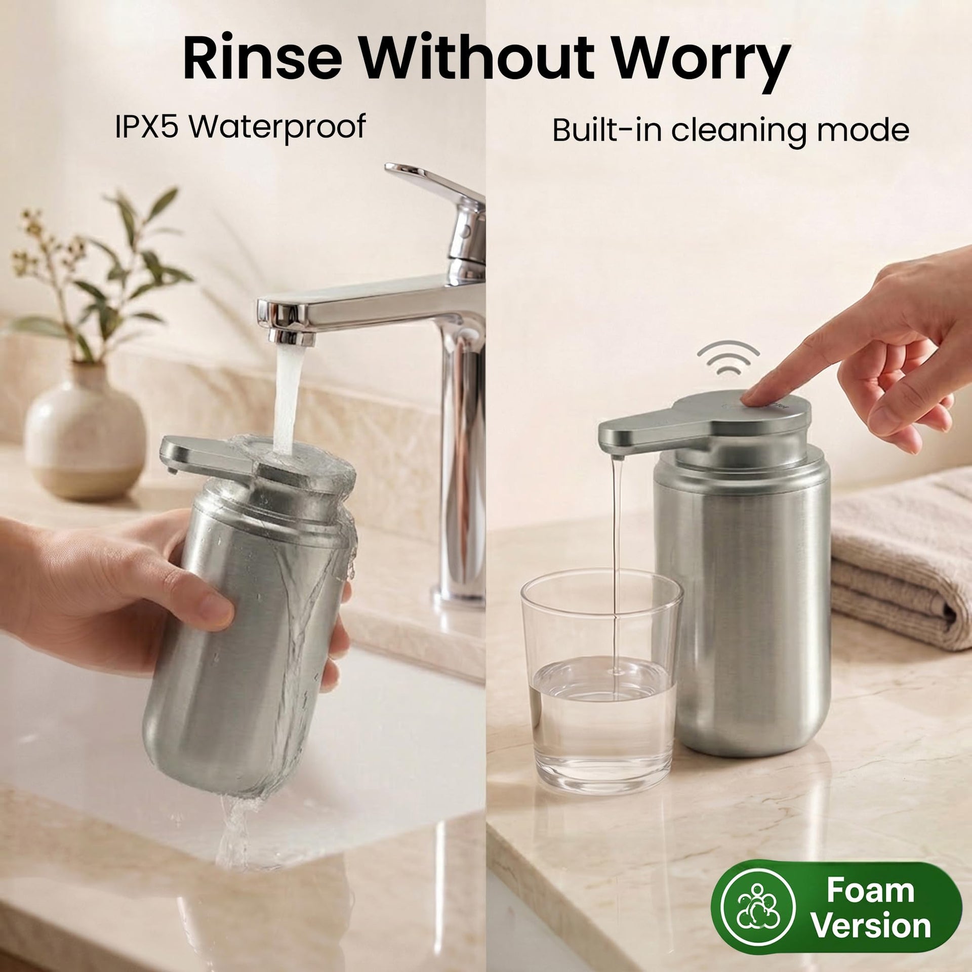 WaveJet Automatic Foaming Soap Dispenser Touchless Sensor