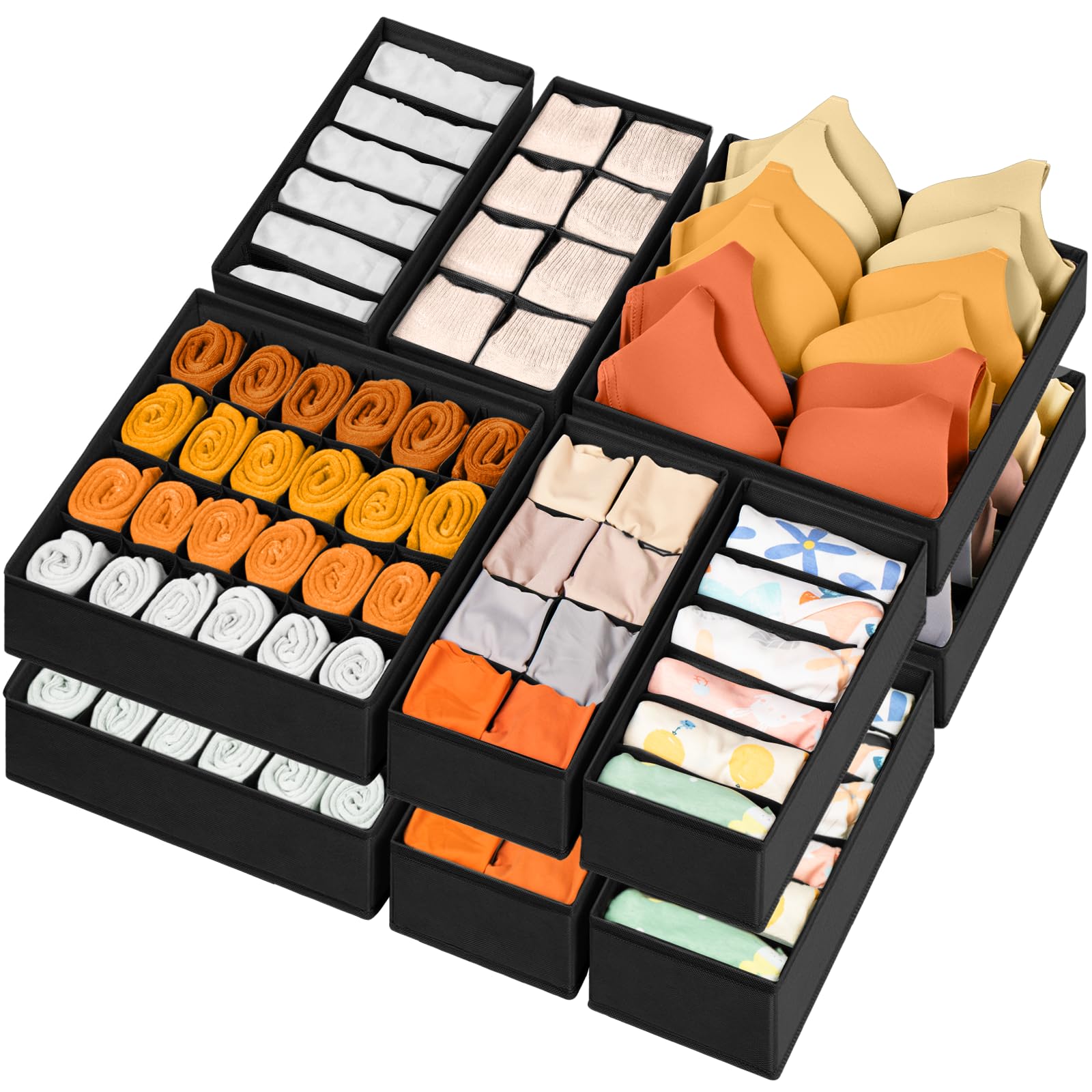 12 Pack Drawer Organizers (12 Count)