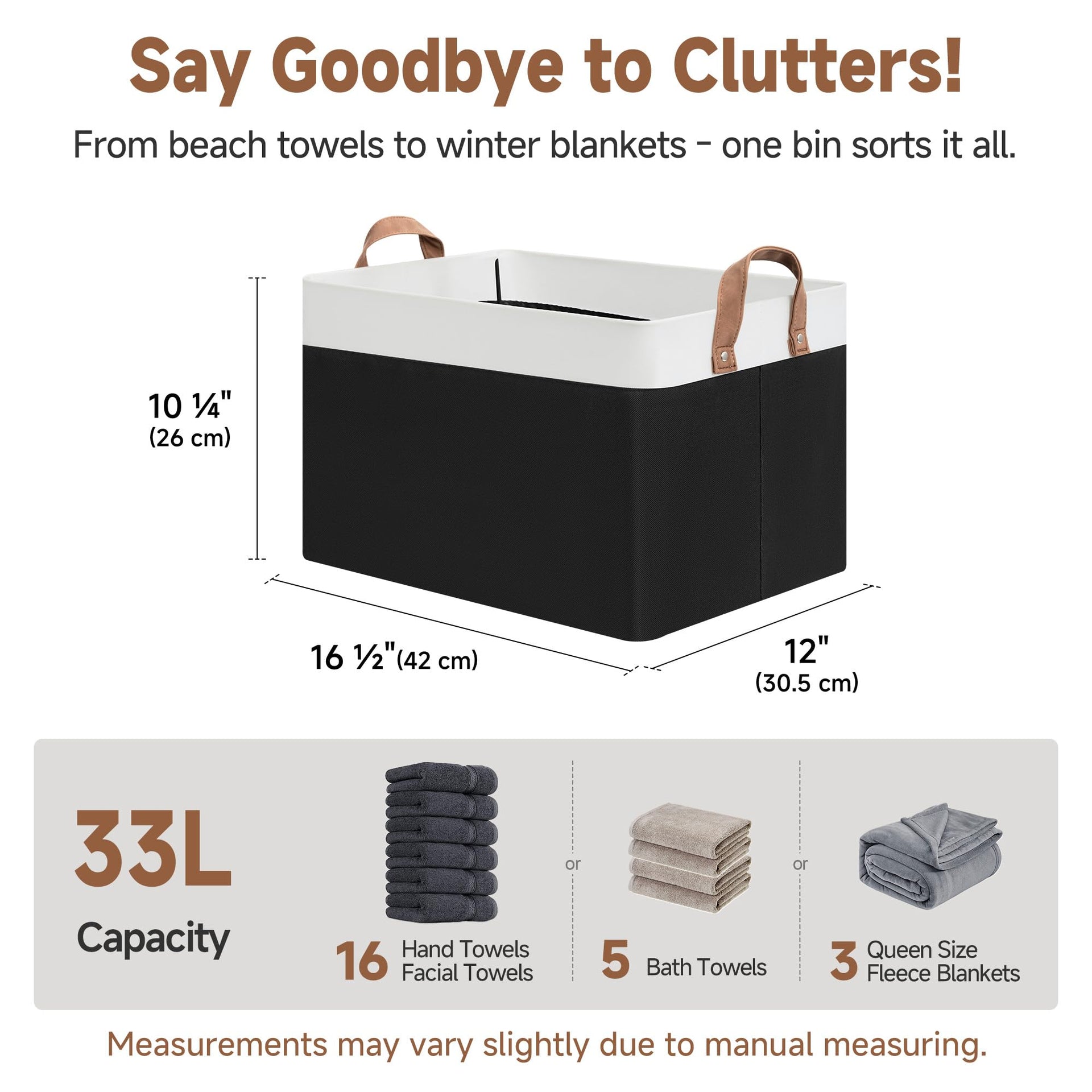 Closet Storage Bins (2 Count)