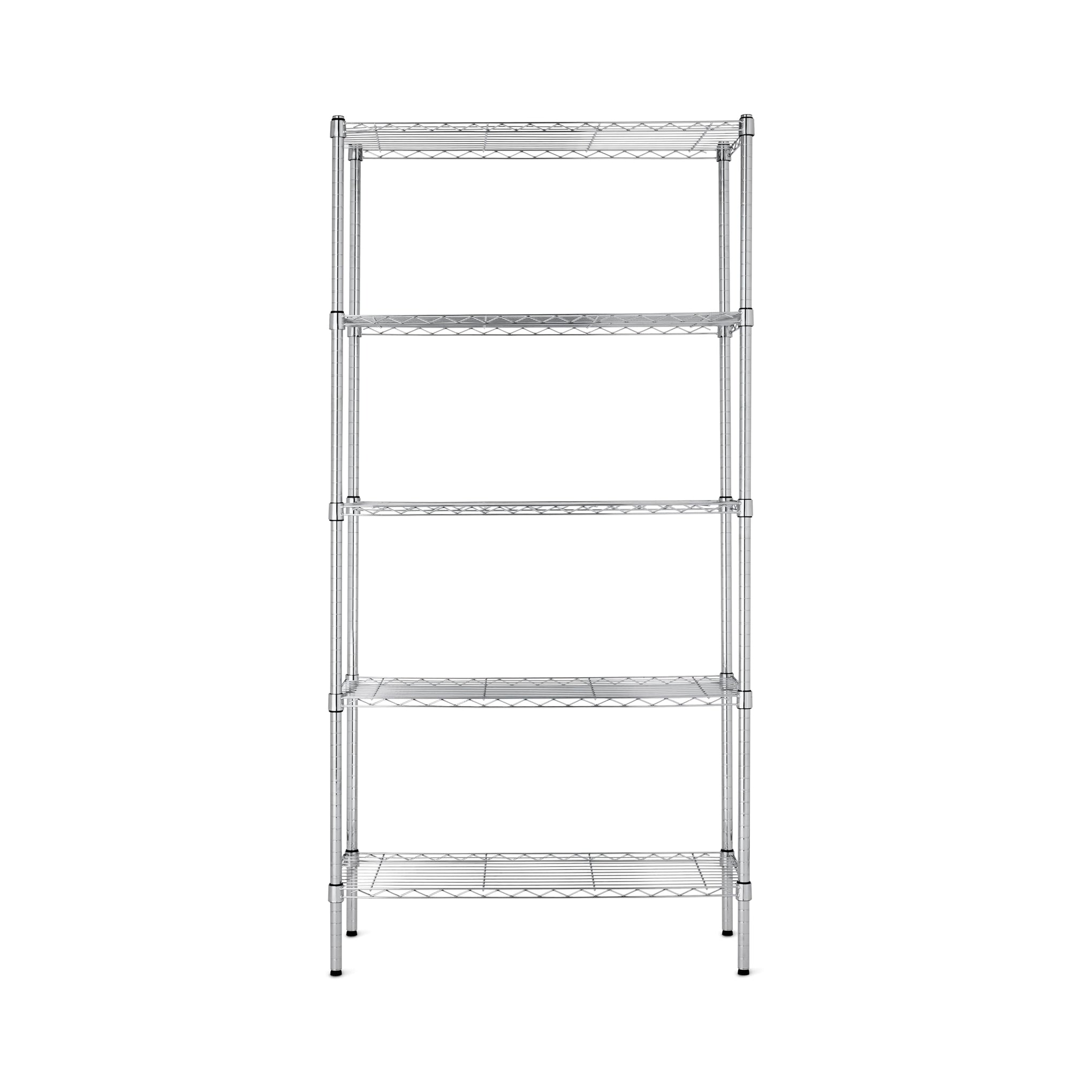 5 Shelf Adjustable Heavy Duty Steel Wire Rack