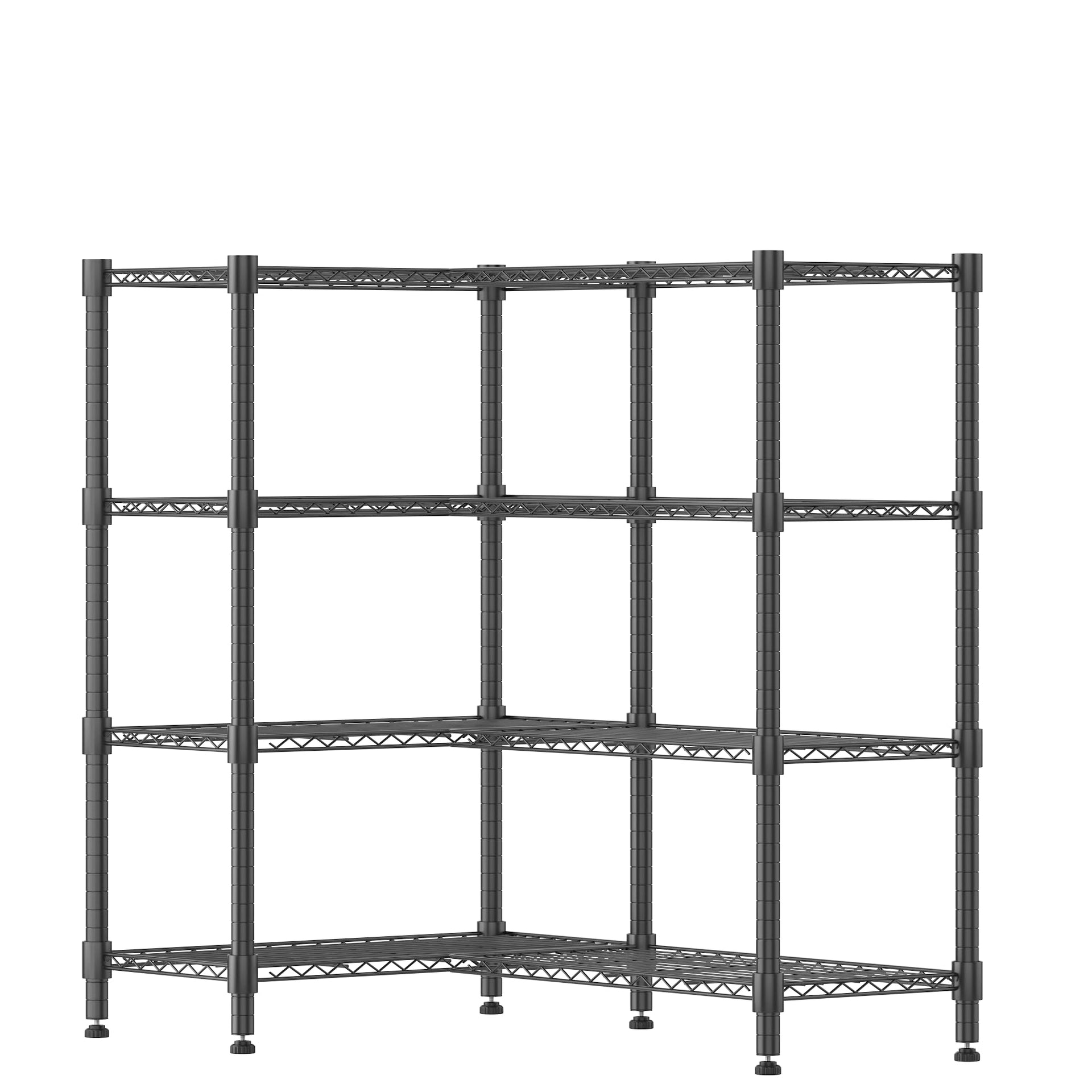 4 Tier Metal Storage Rack (4 Count)