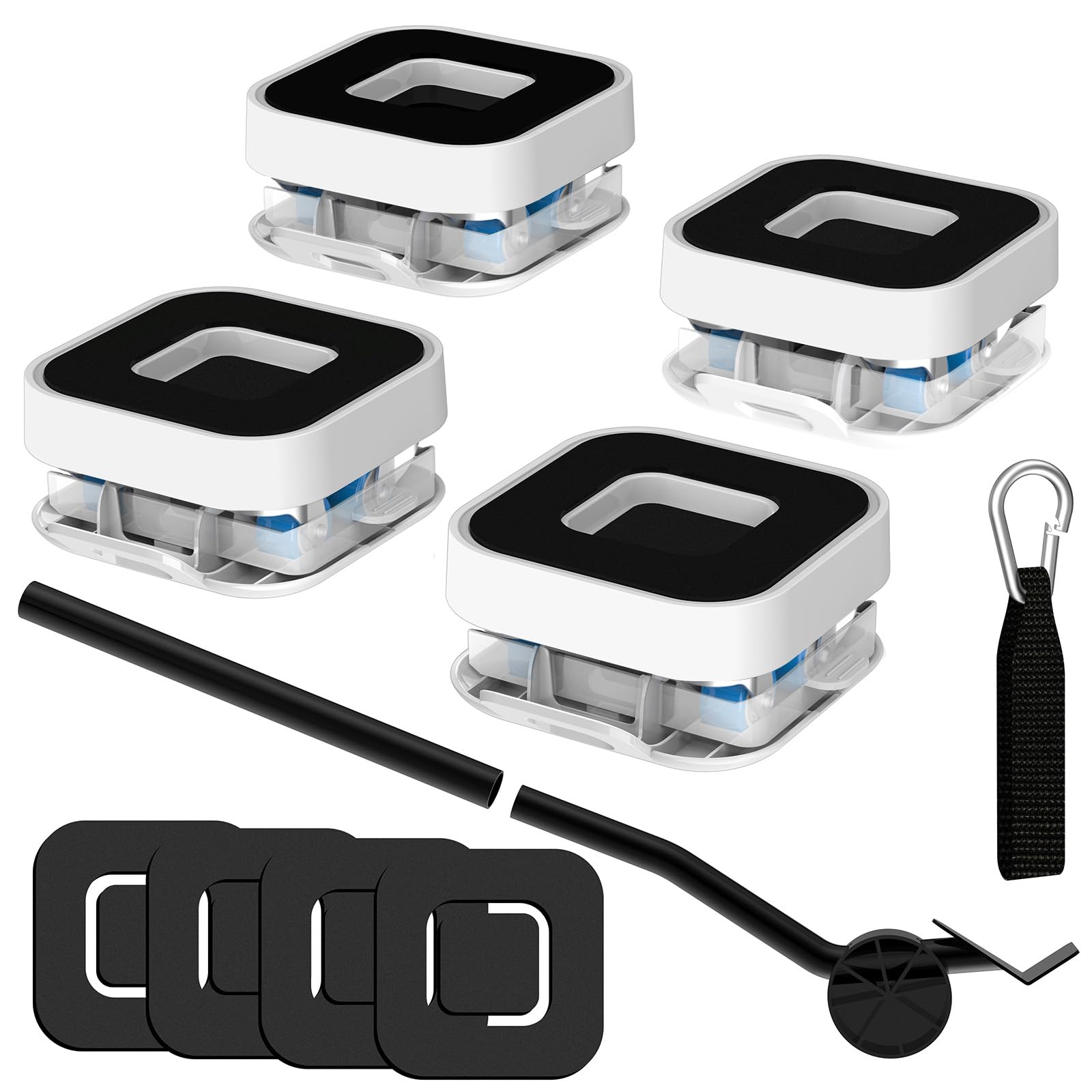 New Upgraded Furniture Sliders for Hard Floors & Carpets (4 Count)