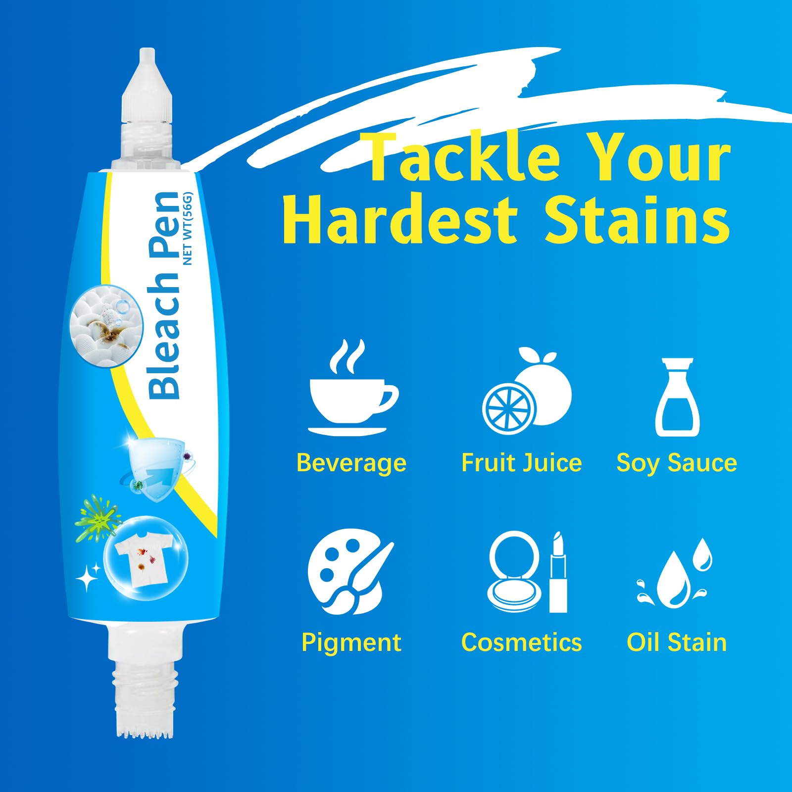 Bleach Pen Bleach gel for Clothing (3.9 Fl Oz)