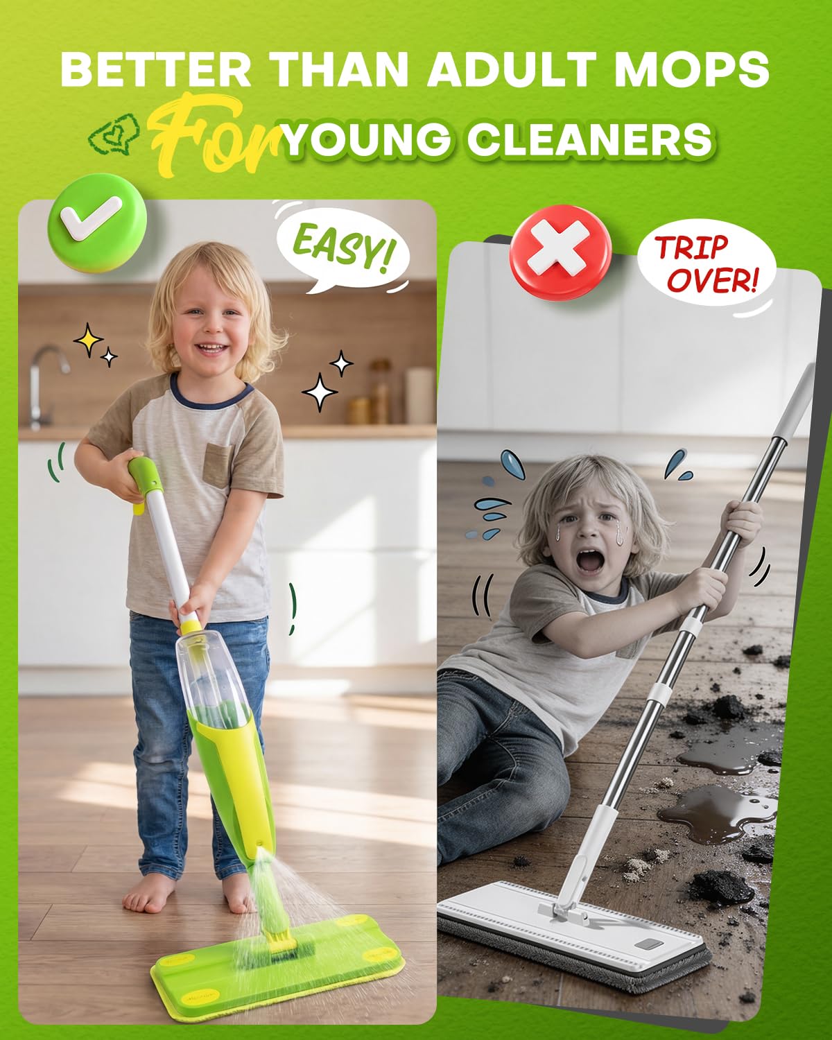 Toddler Spray Mop