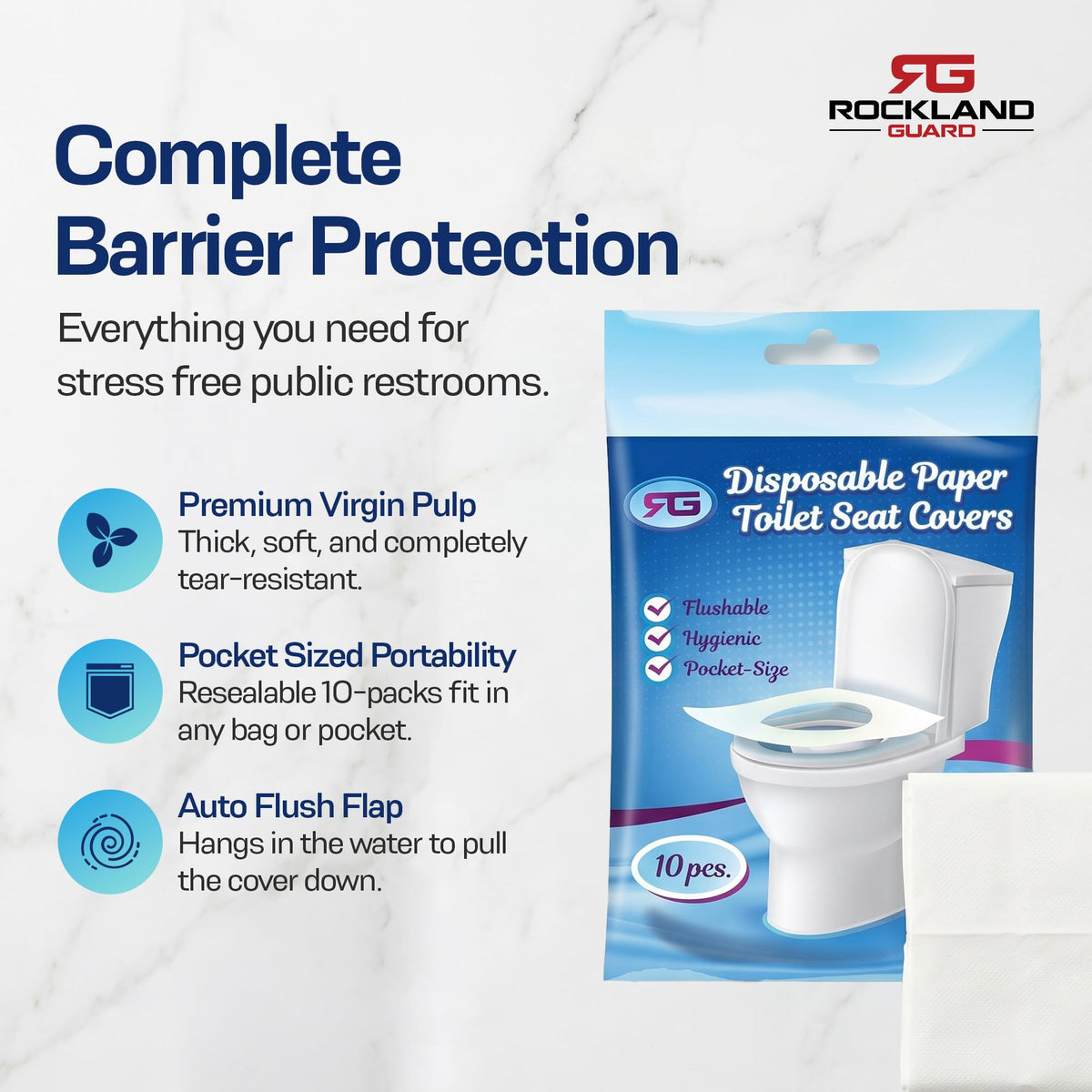 Disposable Toilet Seat Covers (50 Count)