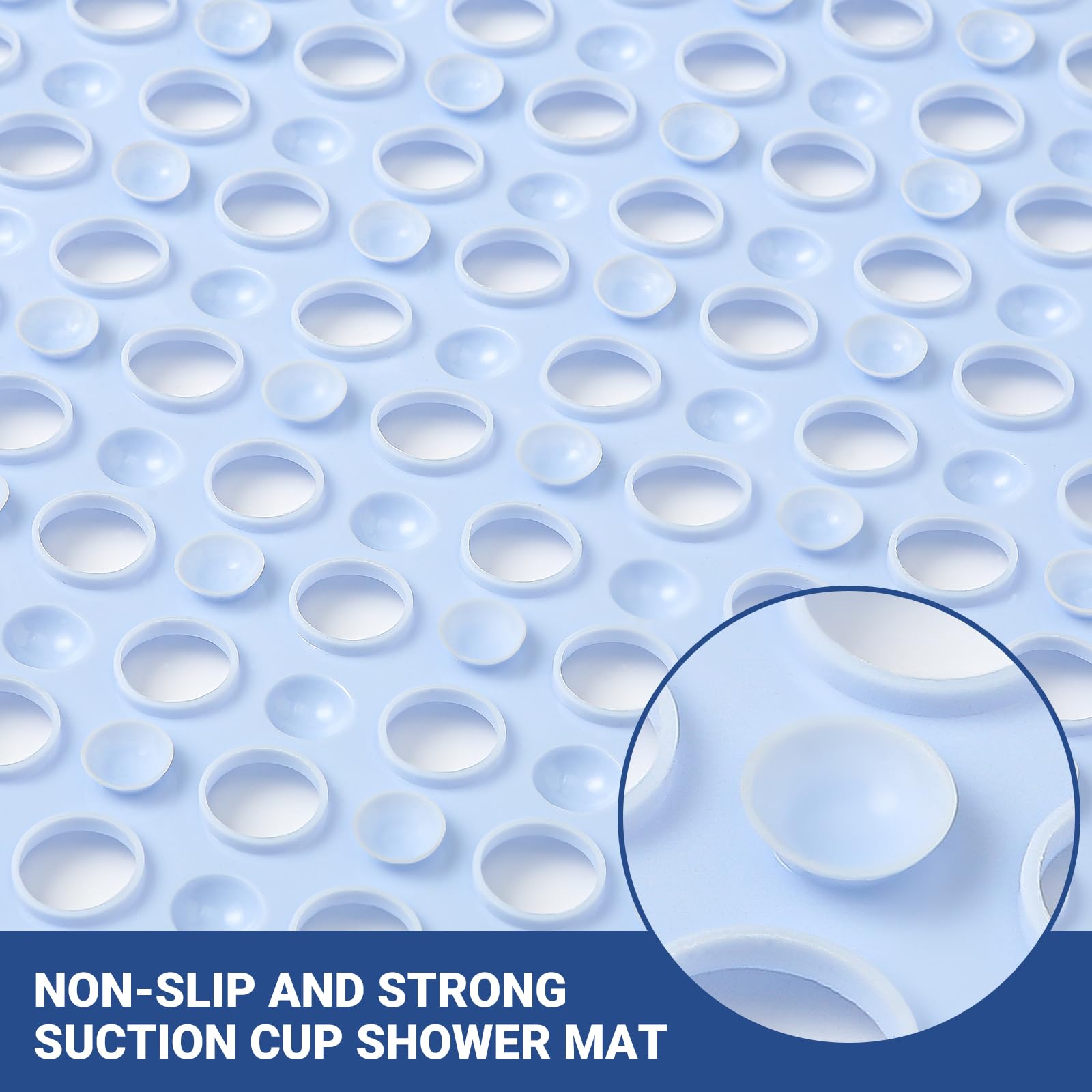 Non Slip Bathtub Mat and Shower Mat 31x17 inch