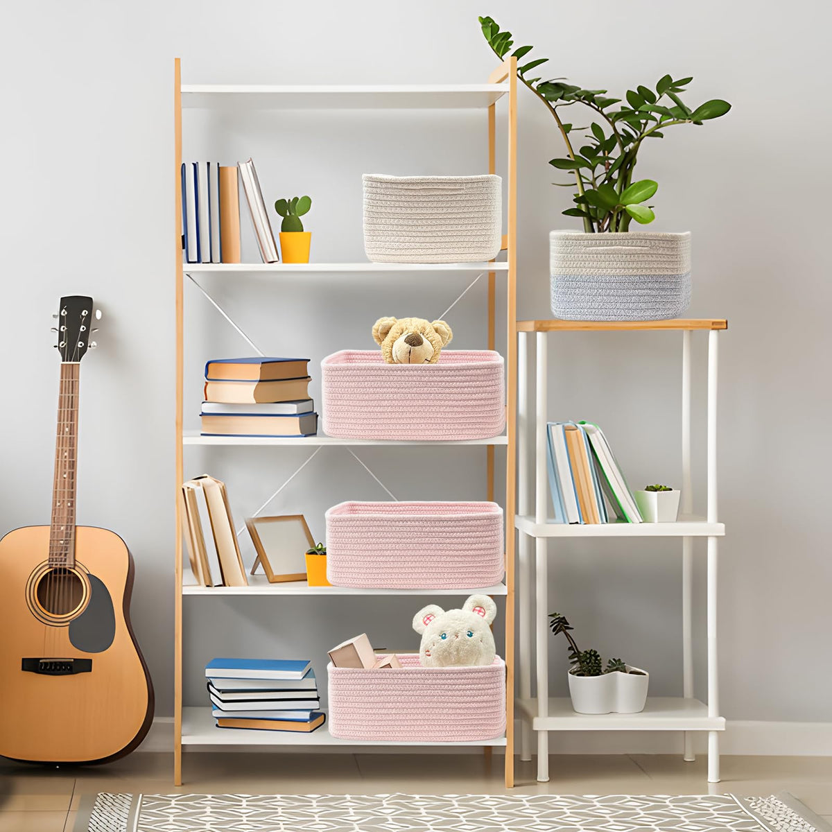 13" x 8.5" x 5.1" Storage Baskets for Organizing (3 Count)