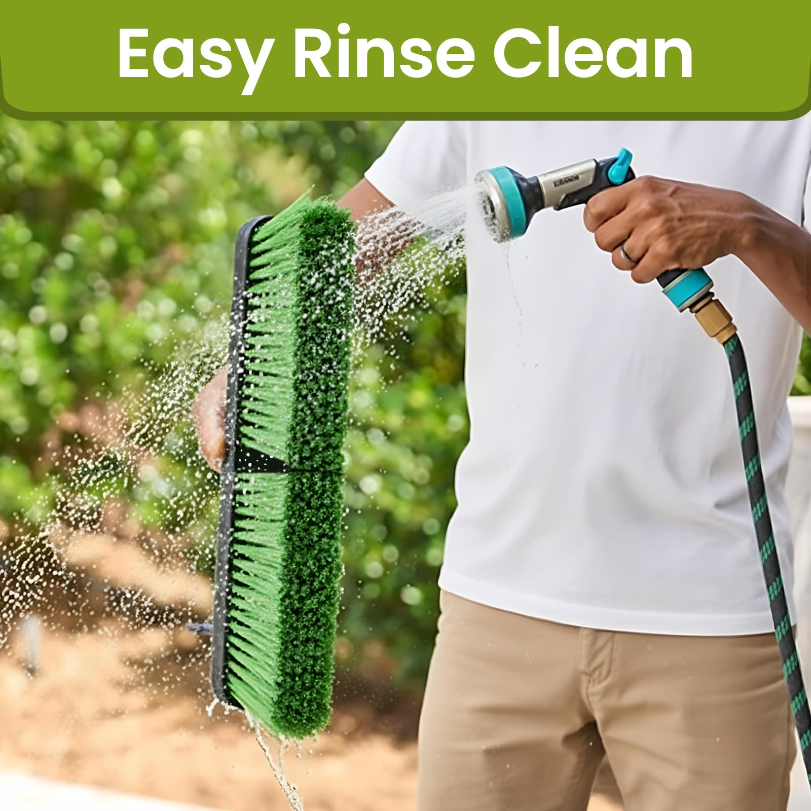 18” Indoor Shop and Garage Push Boom with Soft Bristles