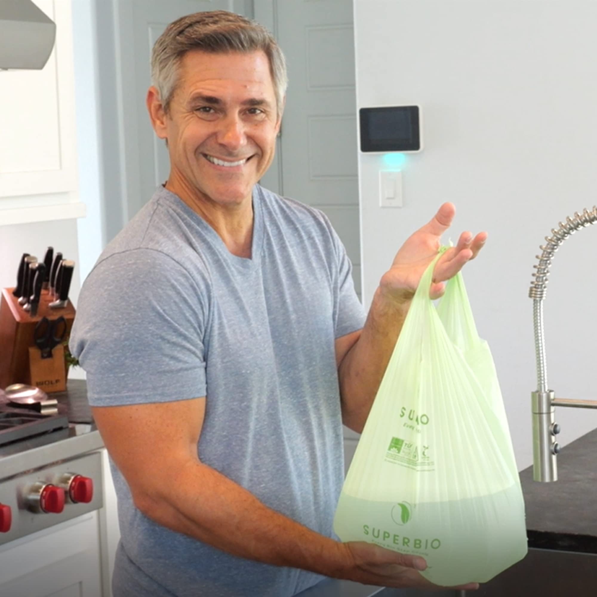 3 Gallon Compostable Food Waste Bags (80 Count)