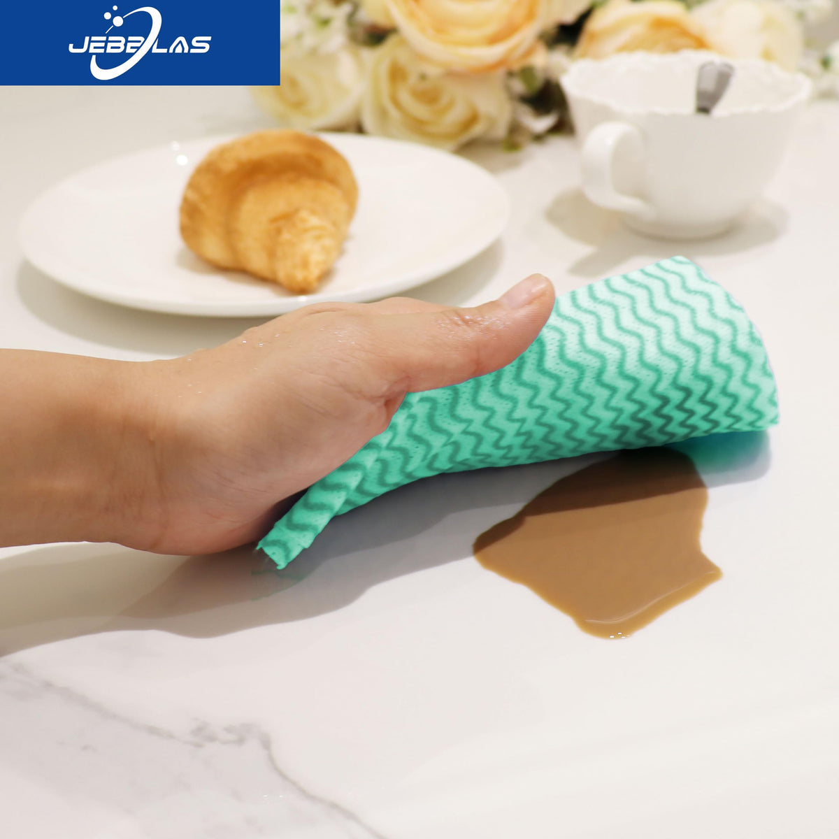 Handi Wipes Reusable Cloths Dry Cleaning Cloths Dish Towel Kitchen Towel Handy Cleaning Wipes (50 Count)