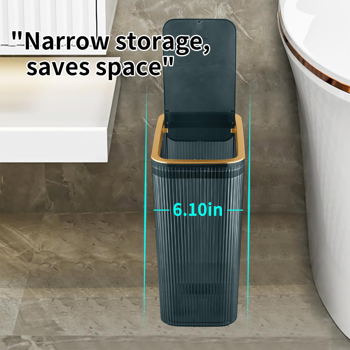Garbage Can Bathroom Trash Cans with Lids