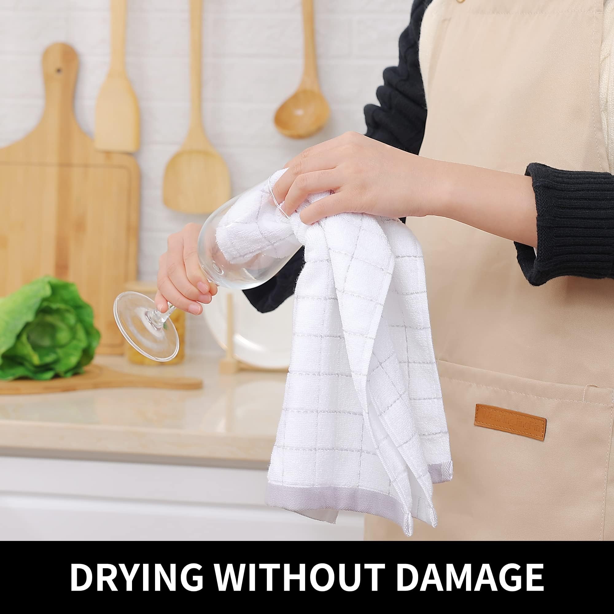 100% Cotton Terry Kitchen Towels (8 Count)