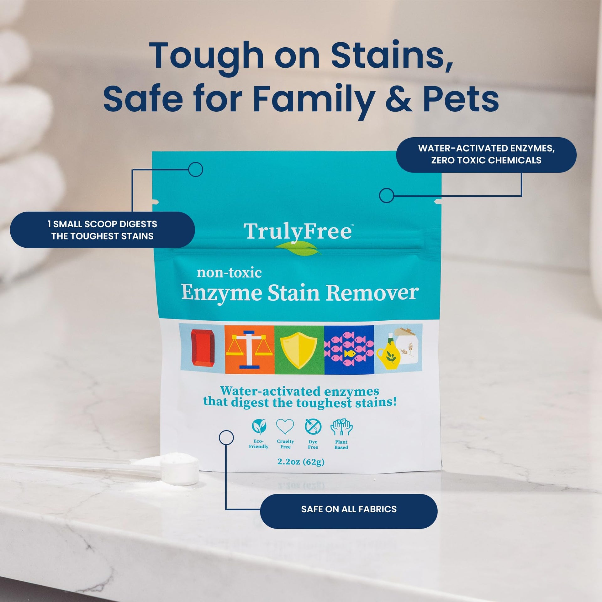 Enzyme Laundry Stain Remover (2.2 Ounce)