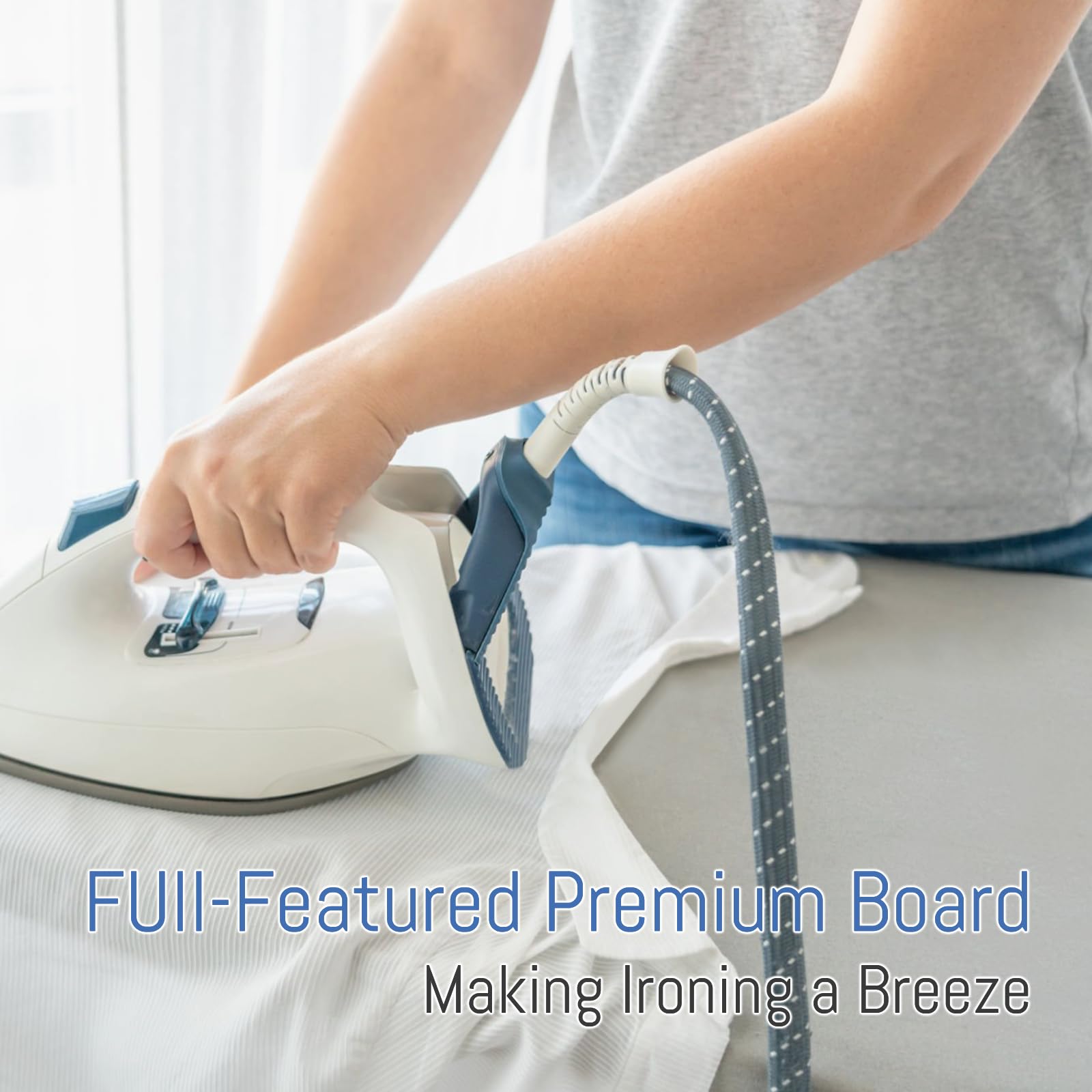Ironing Board Full Size 43"x13" Silver Heavy Duty