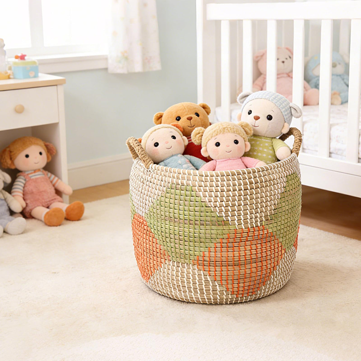 Handwoven Sea Grass Baskets Set of 3 (3 Count)
