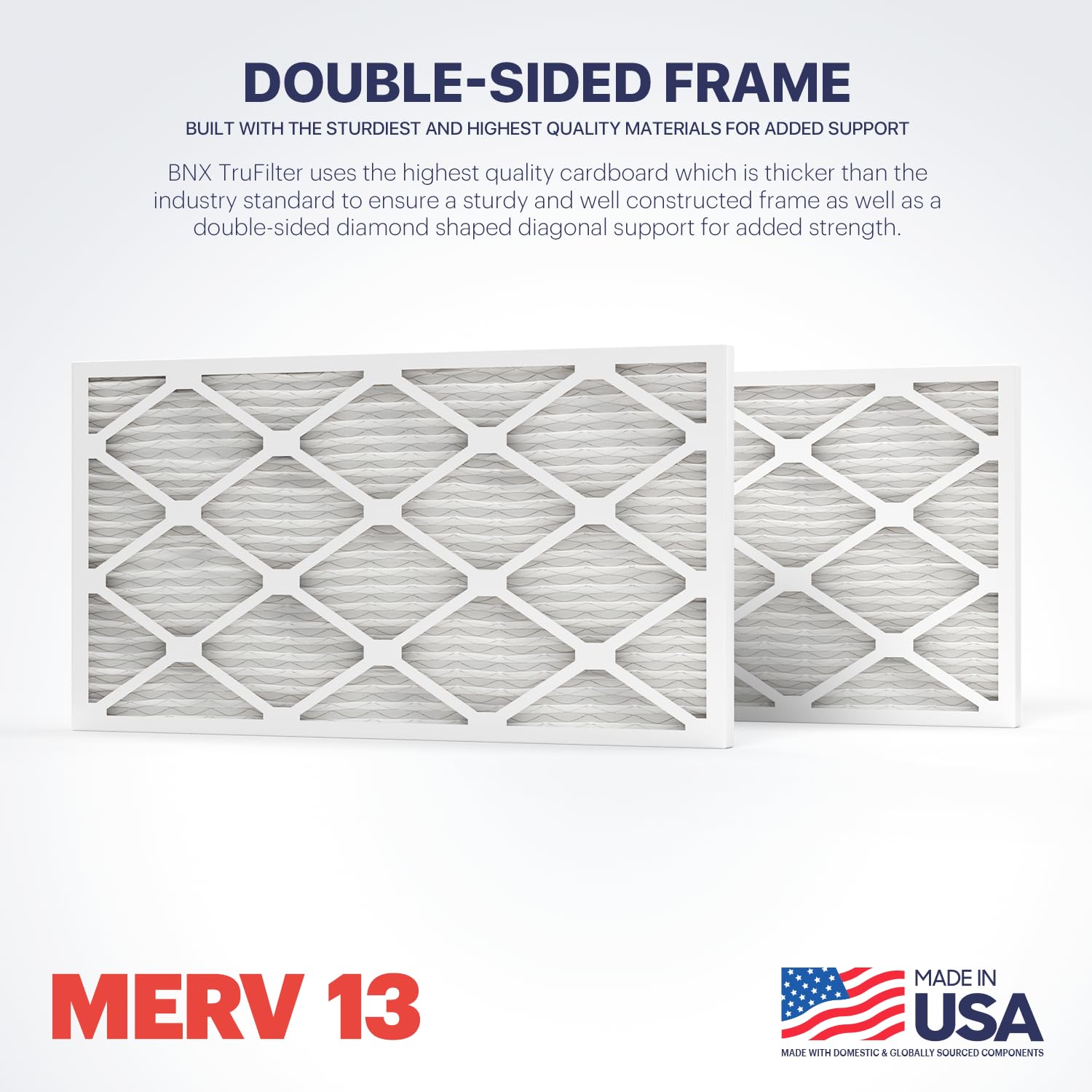 TruFilter 16x30x1 Air Filter MERV 13 (4 Count)
