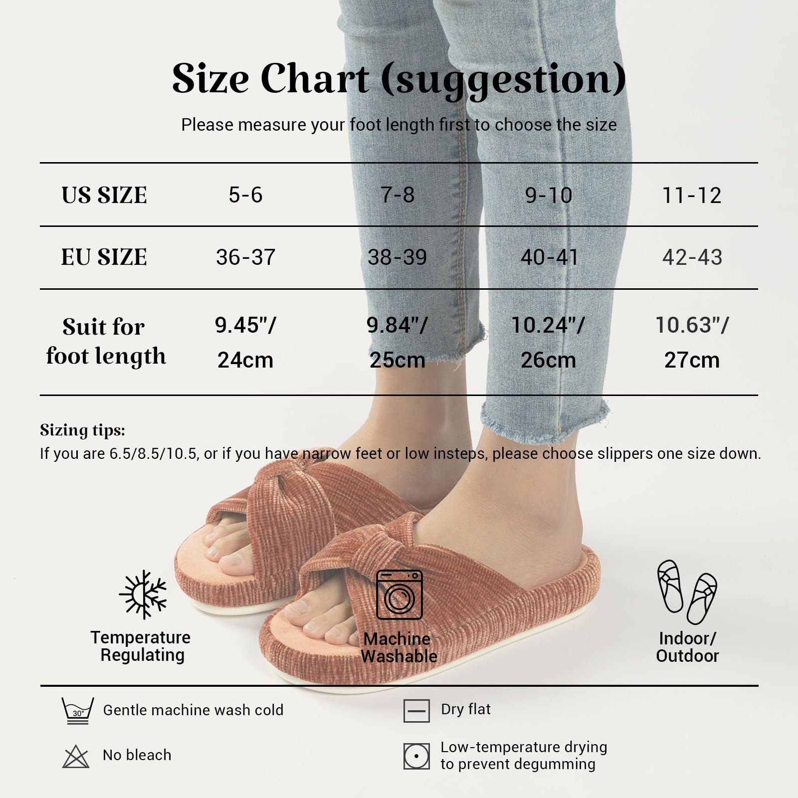 Slippers for Women Memory Foam House Bedroom Bow Crossbands Pearlescent Slipper Shoes Comfy Trendy Gift Slippers Orange Size 7 8 6.5