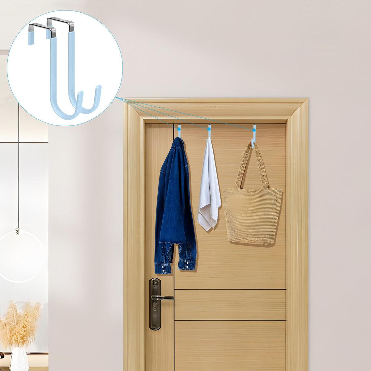 Over the Door Hooks (4 Count)