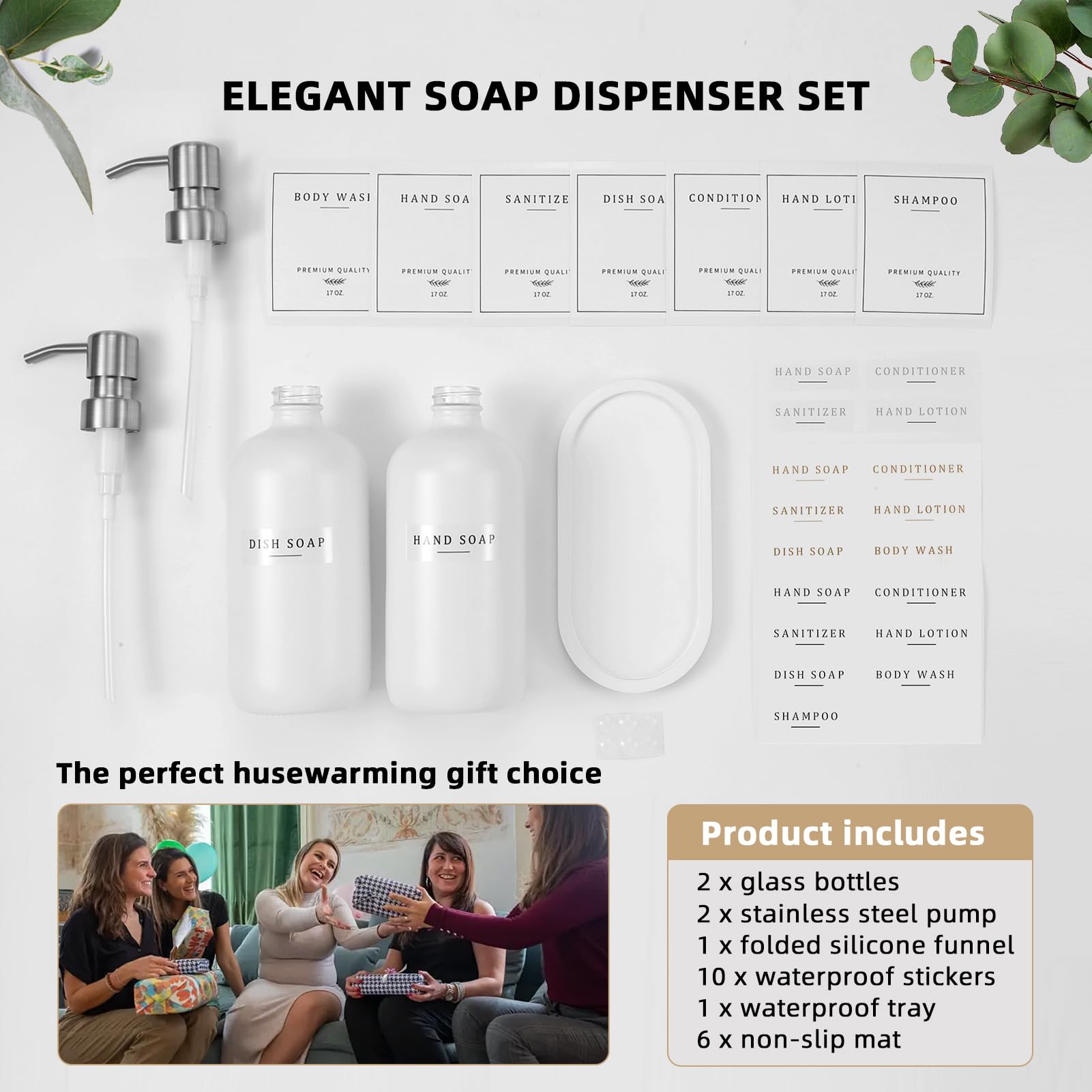 Glass Soap Dispenser