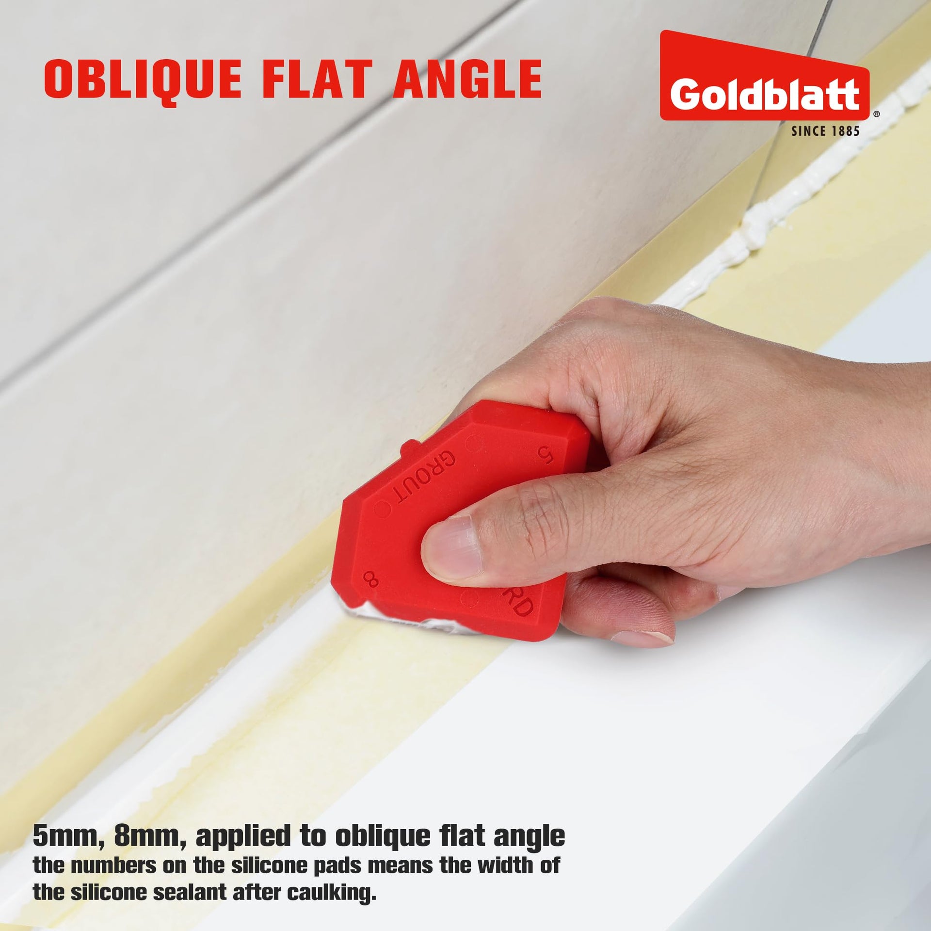 Grout Removal Tool with 3 Stainless Blades