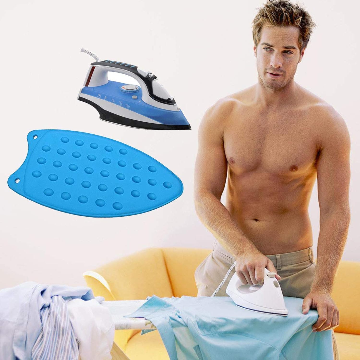 Silicone Iron Rest Pad for Ironing Board Hot Resistant Mat