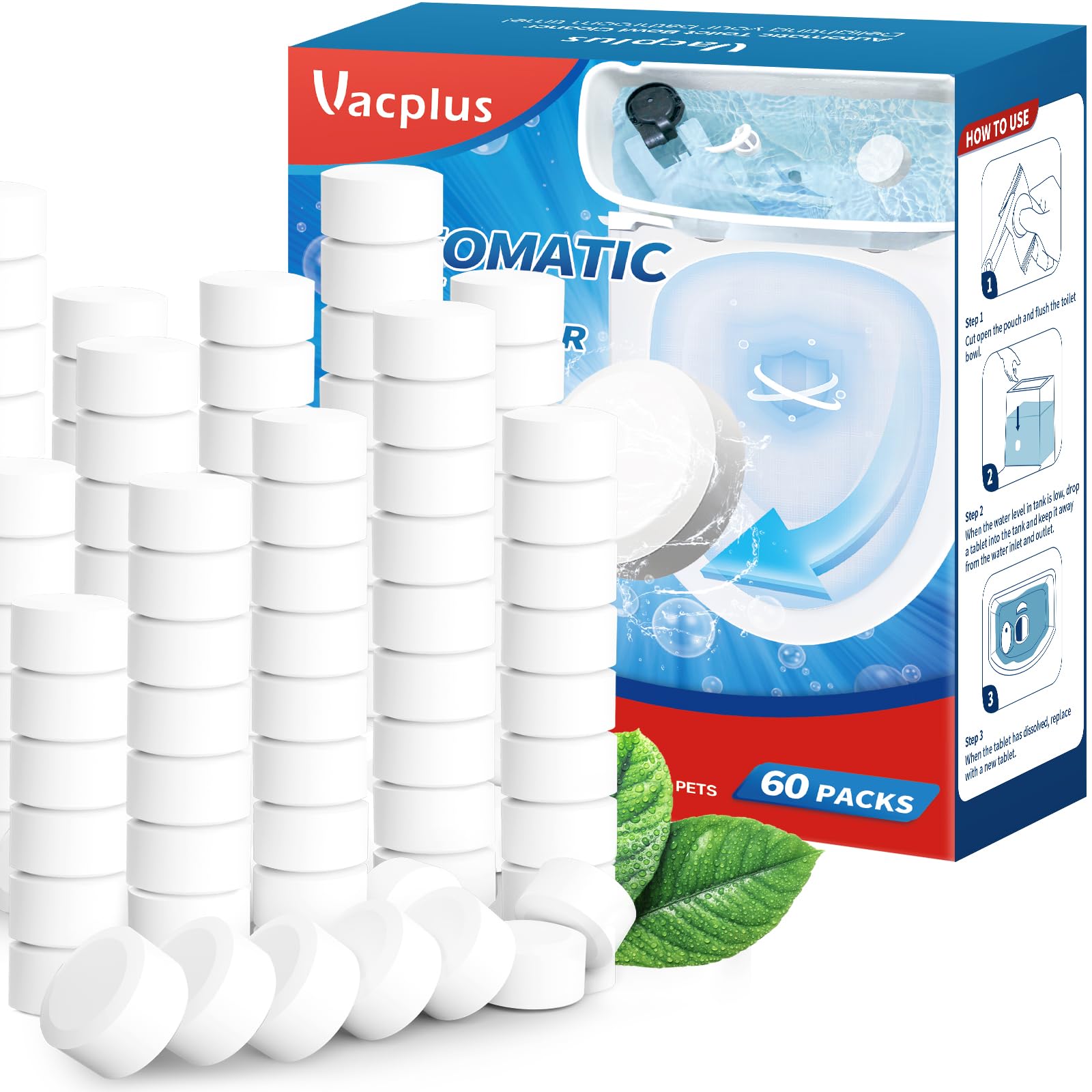 Toilet Bowl Cleaner Tablets (60 Count)
