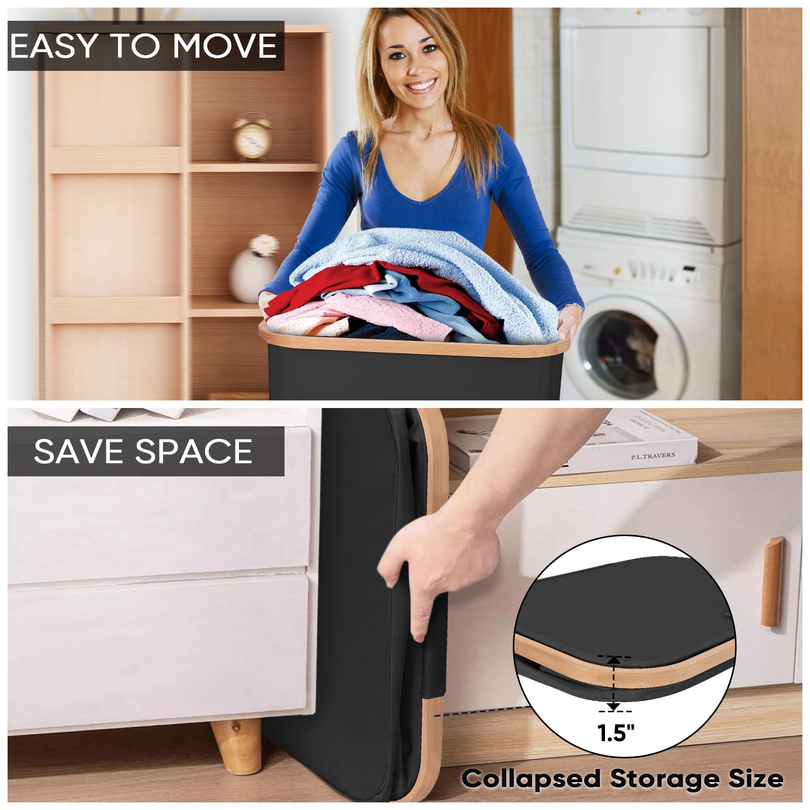 Laundry Hamper with Lid