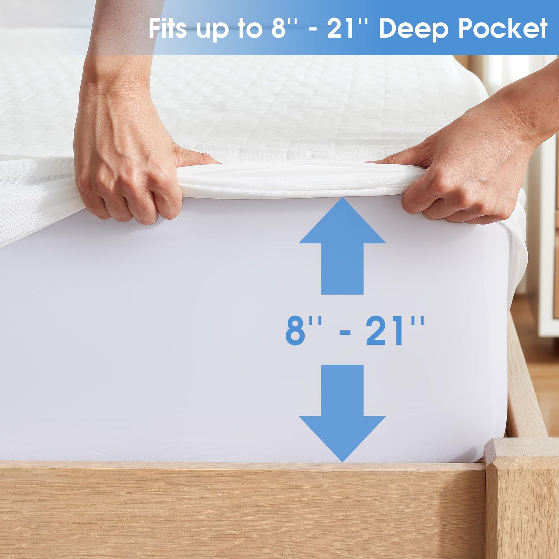100% Waterproof Mattress Protector Full Size
