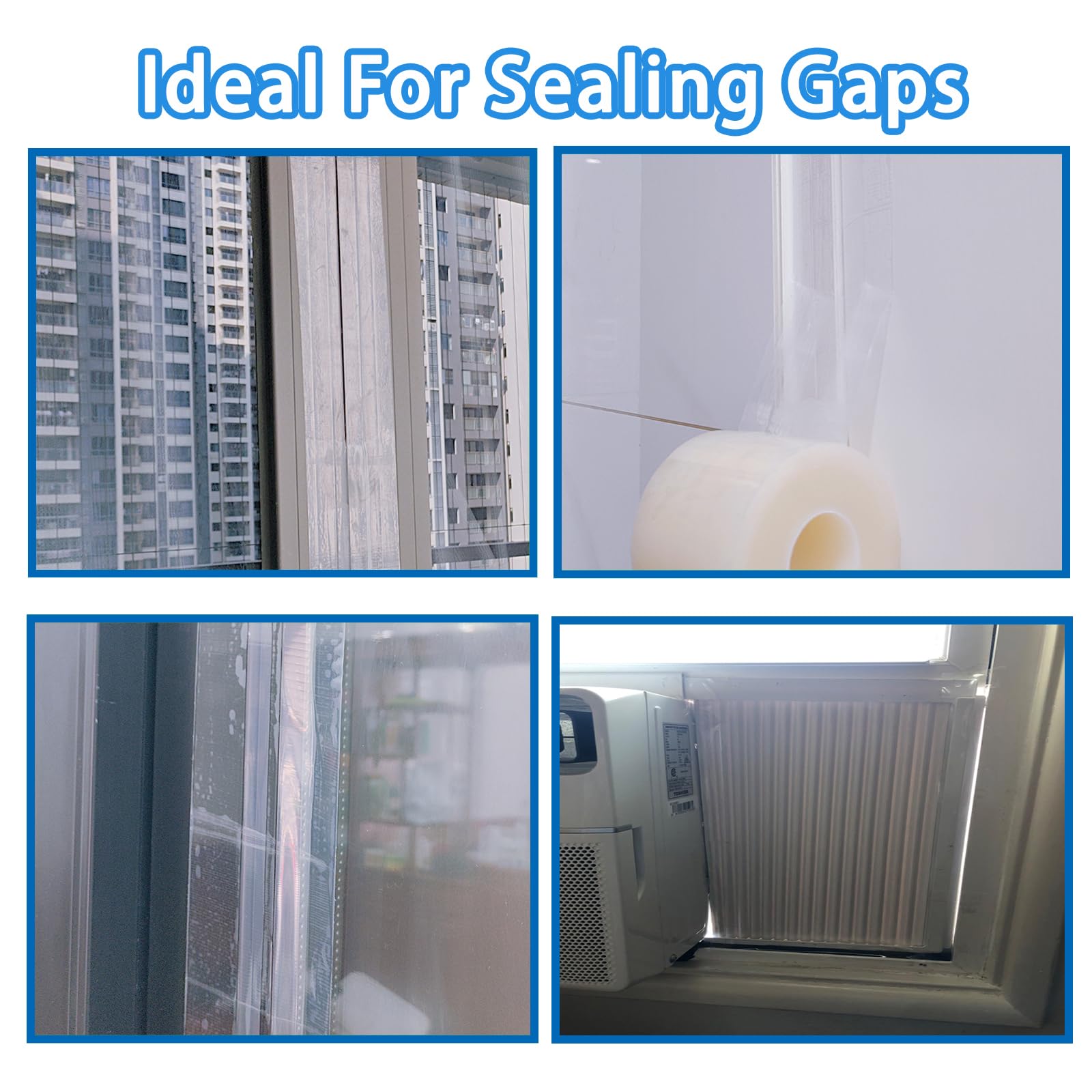 Transparent Window Weather Sealing Tape (165 Foot)