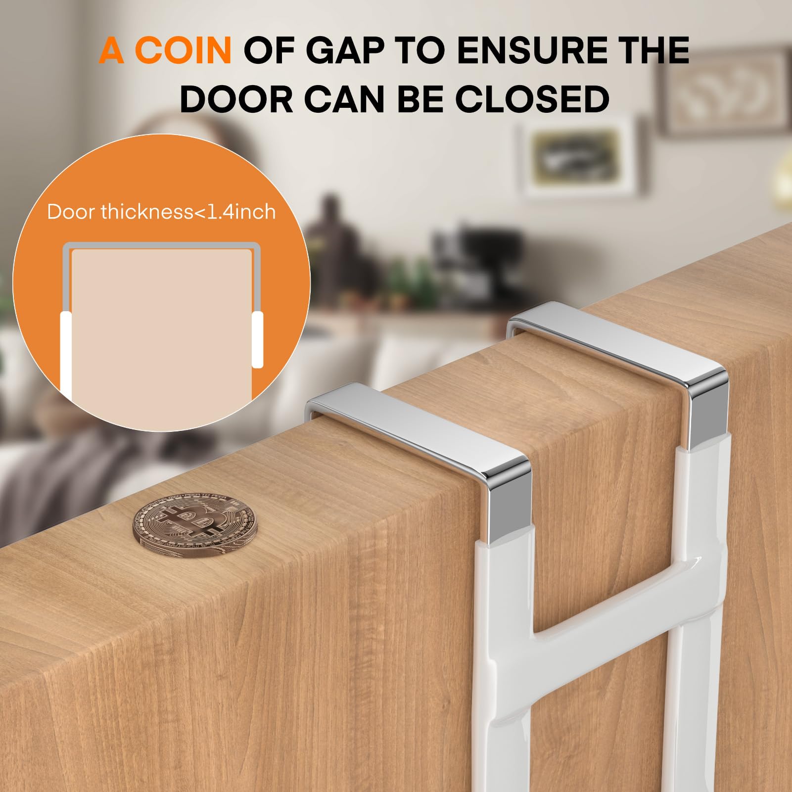 Over the Door Hooks (4 Count)