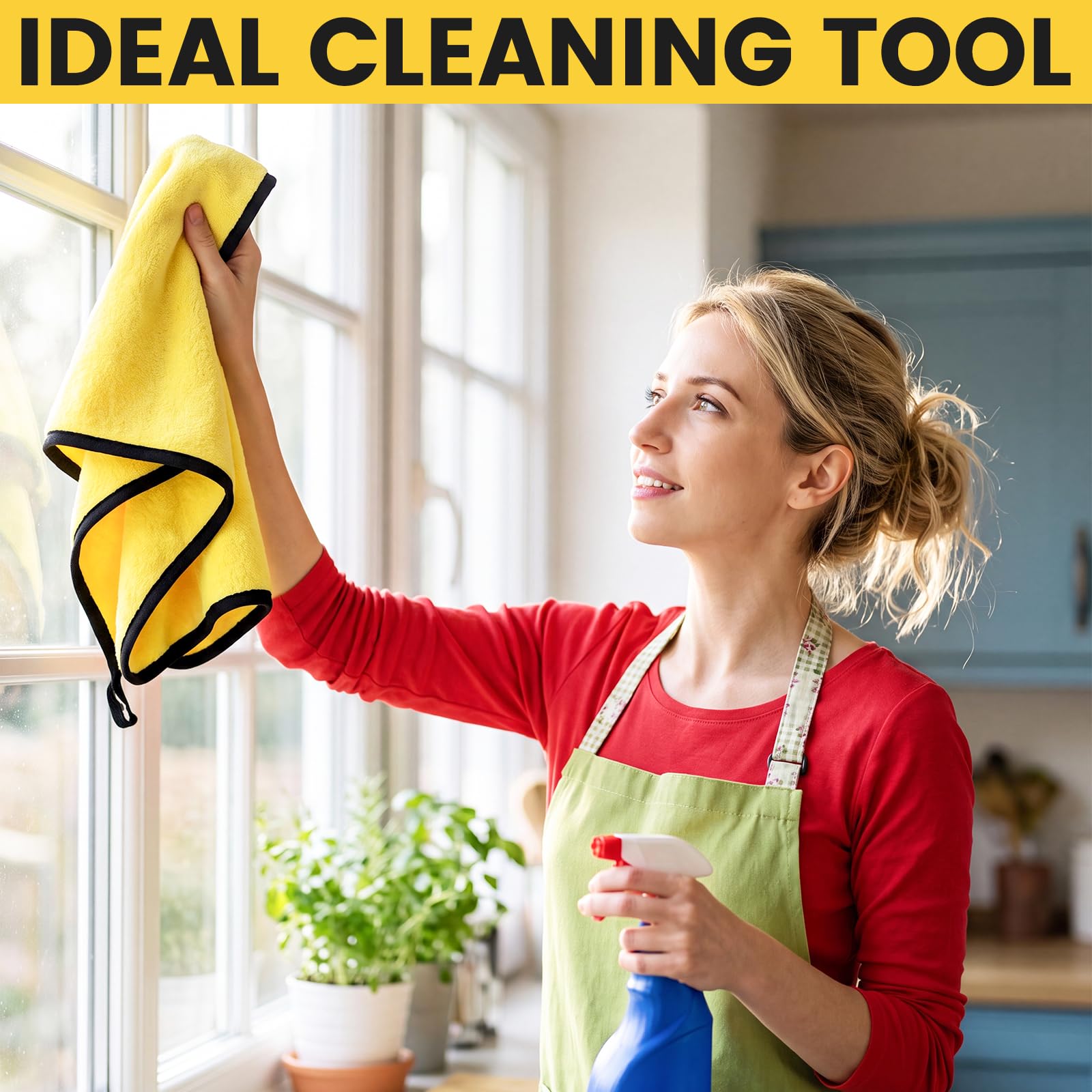 18 Pcs Microfiber Towels (18 Count)