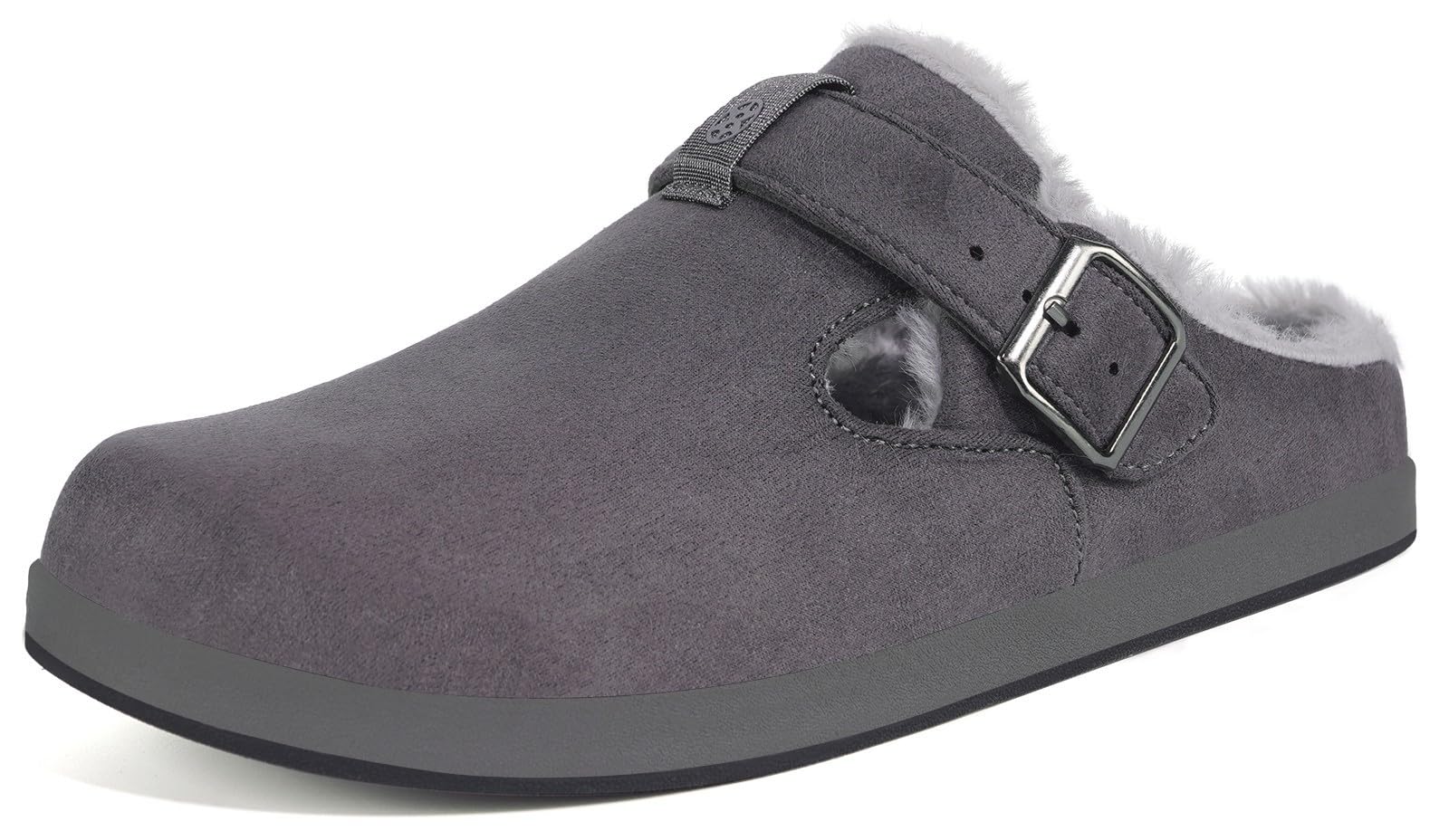 Fur Lined Clogs for Women Men Winter Slippers