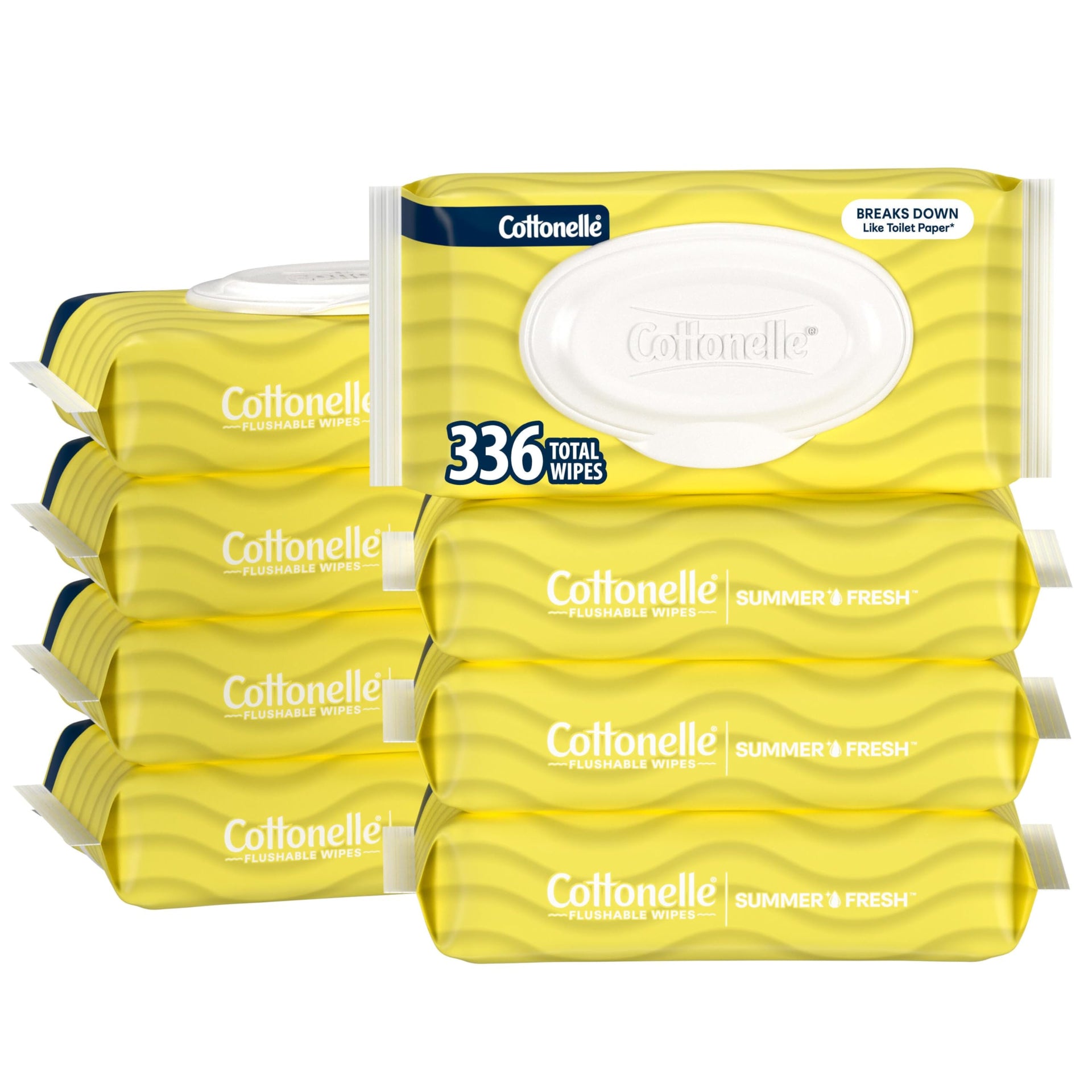 Summer Fresh Scented Flushable Wipes (336 Count)