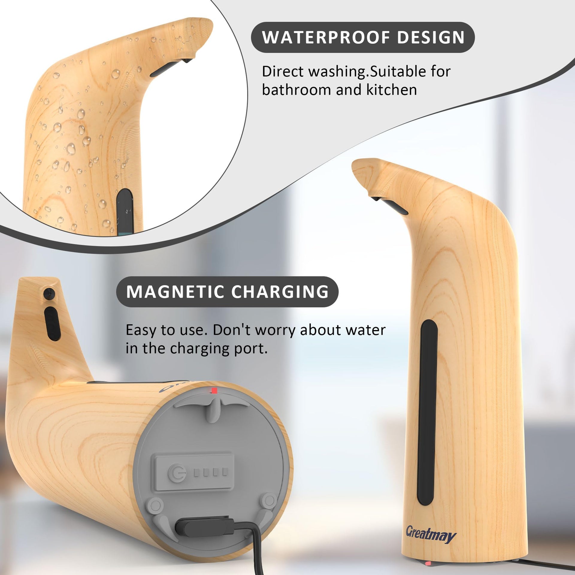 Touchless Automatic Soap Dispenser 2 Pack