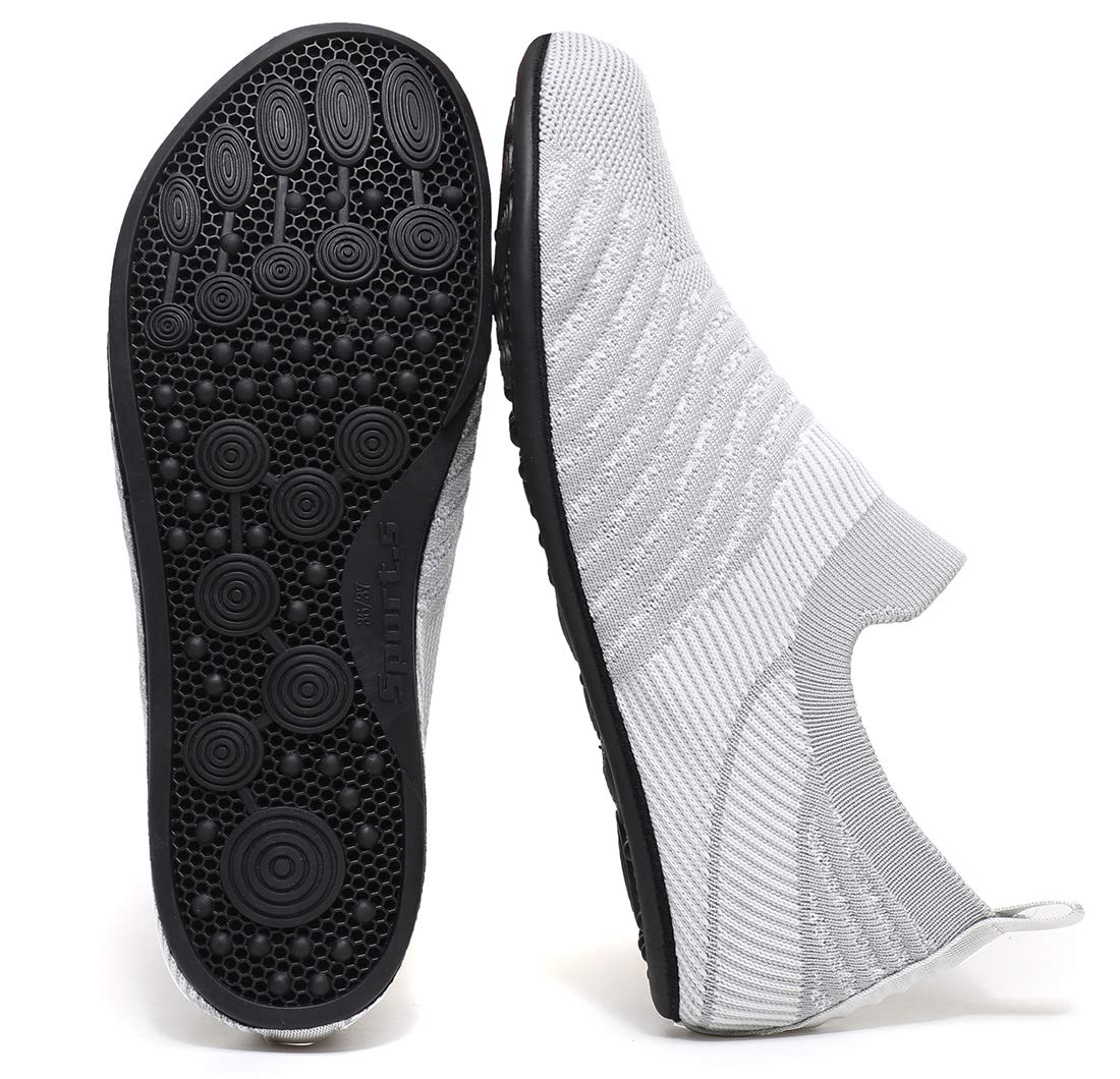 Adult Indoor House Slippers Socks Travel Lightweight Comfort Non Slip Grip House Floor Home Shoes for Women Men