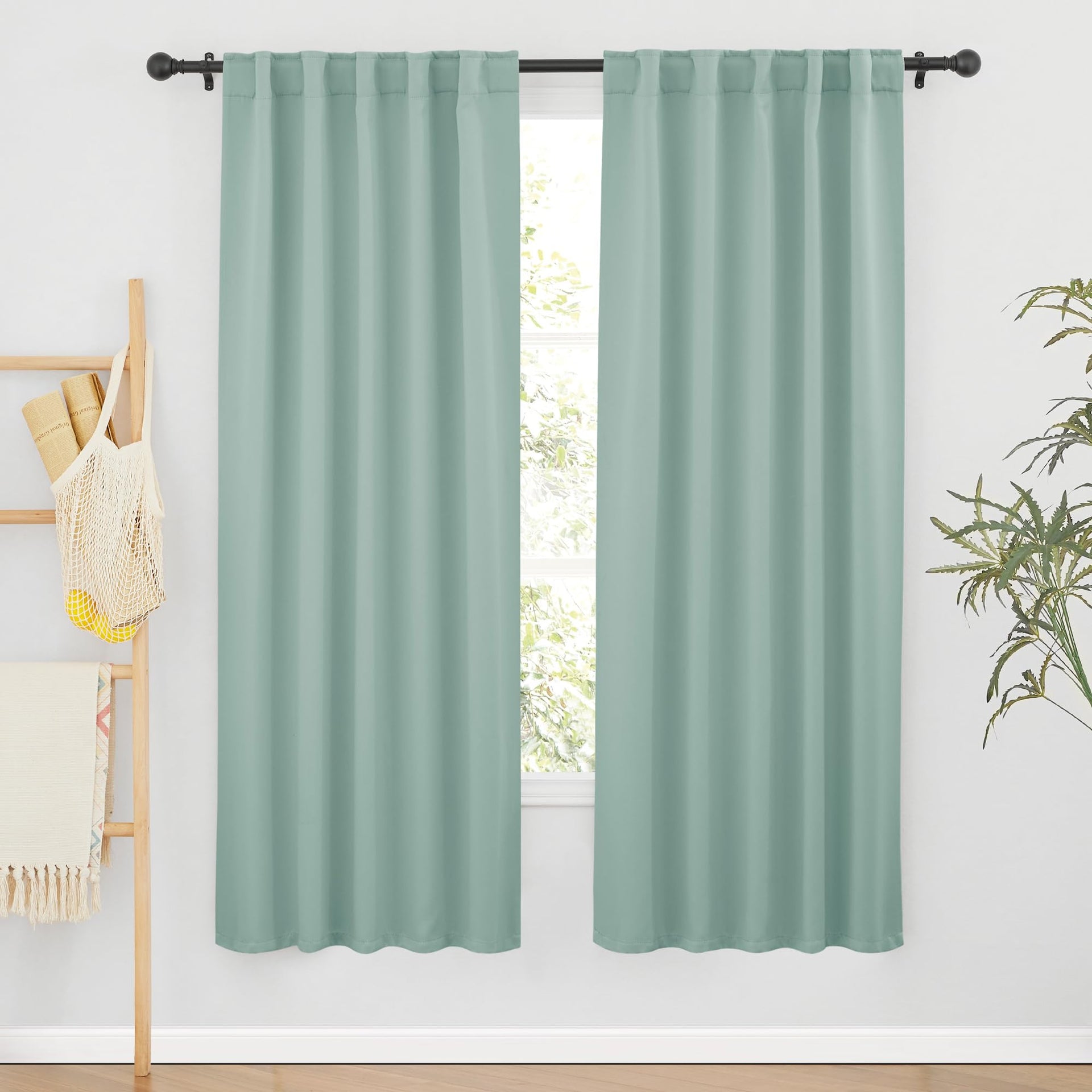 Blackout Curtains 72 inches Long for Bedroom (2 Count)
