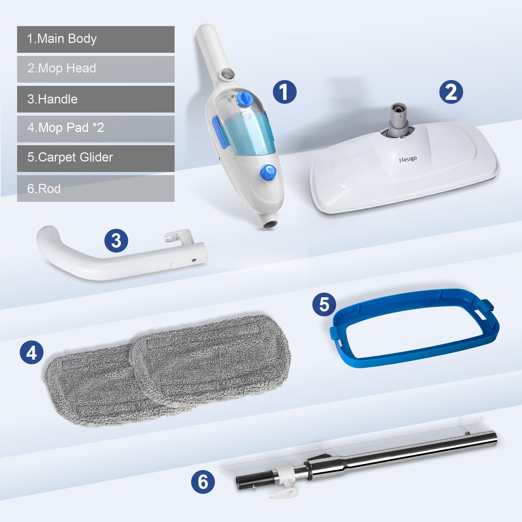 Steam Mop for Hardwood Floor Cleaning